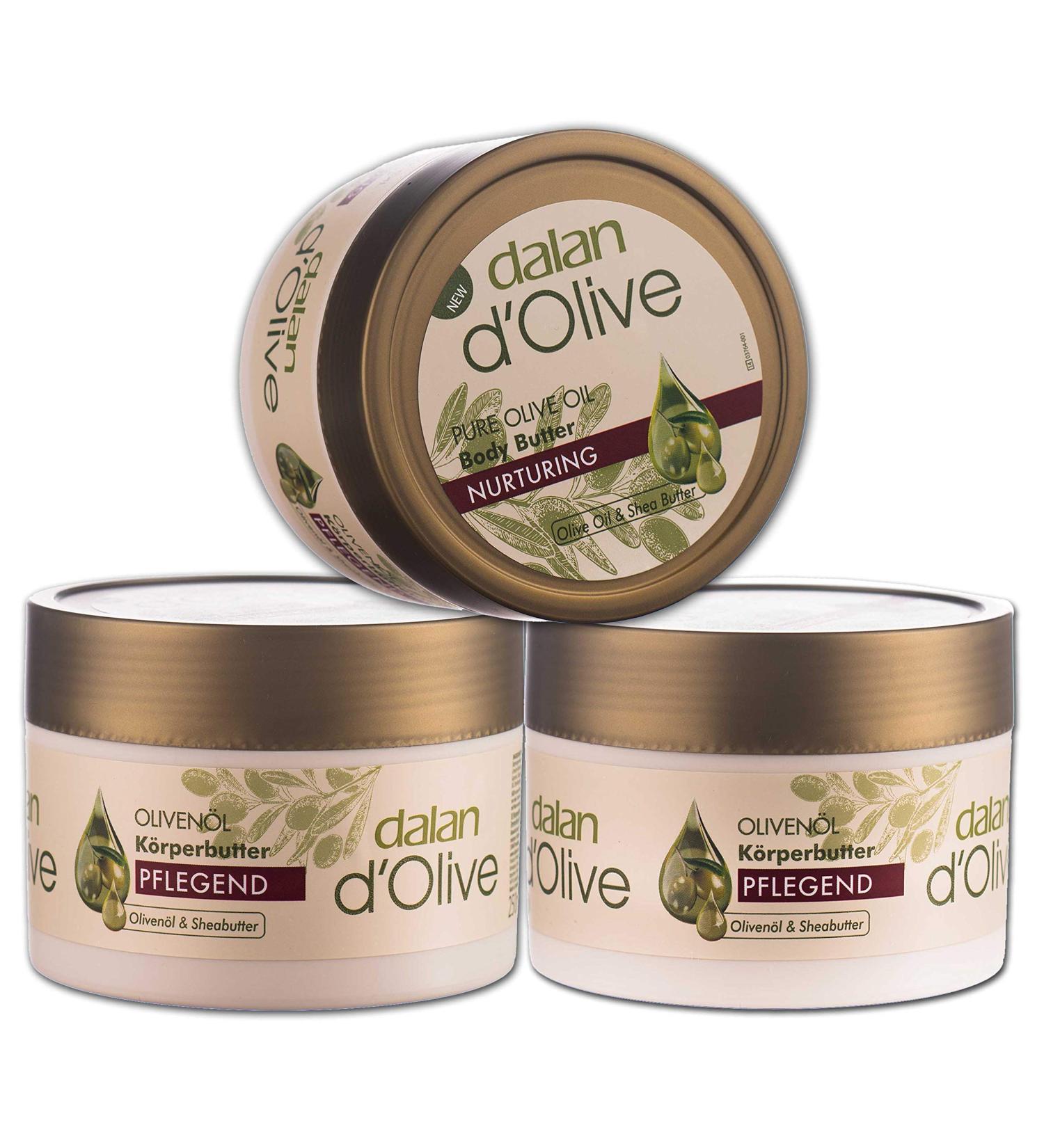 3x Dalan d'Olive Body Butter 250ml - Nourishing & Hydrating Moisturizer - International Shipping Available - Buy Online on GoSupps.com