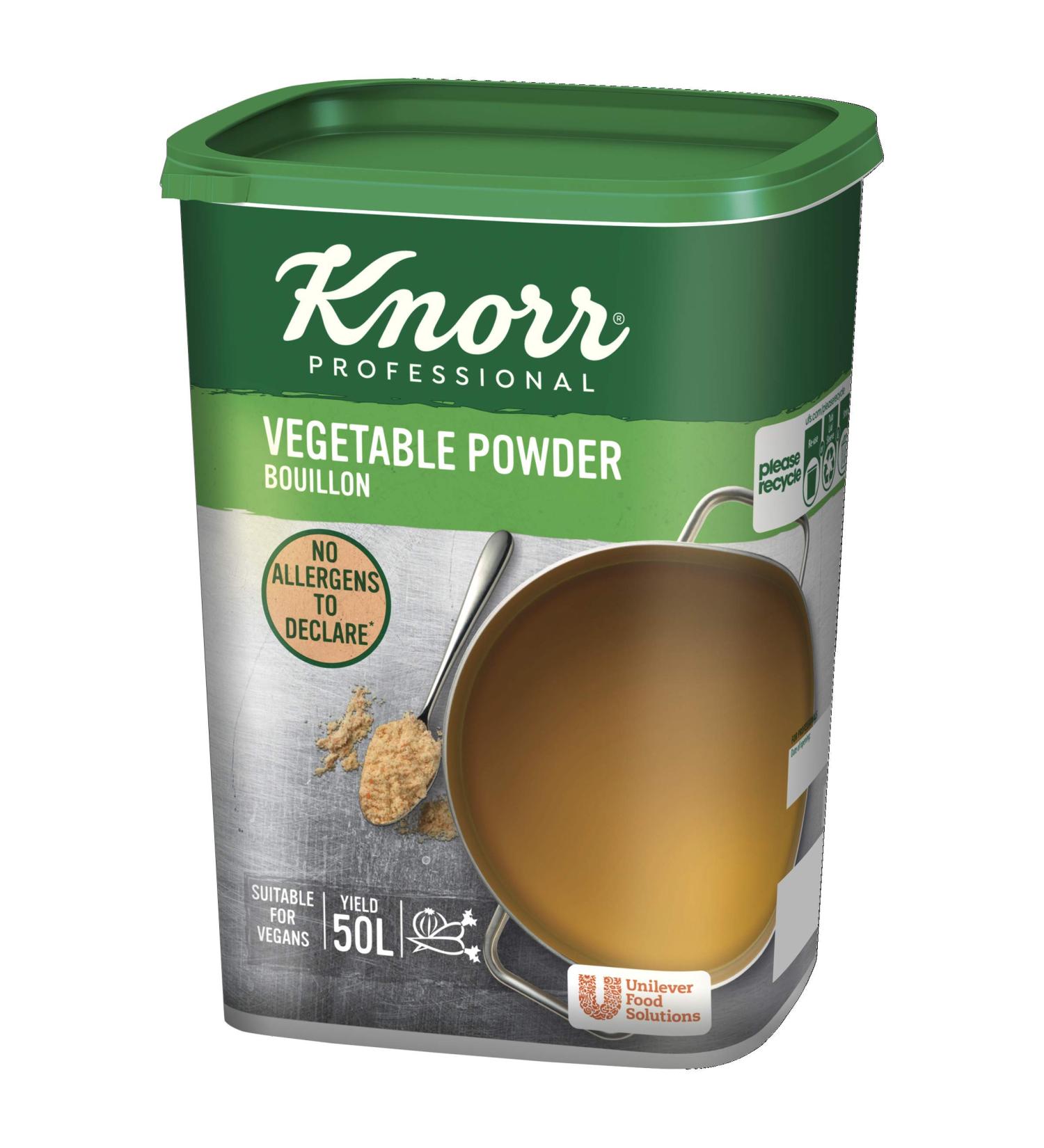  Knorr Knorr Professional Vegetable Bouillon Powder 1 kg - Buy Online on GoSupps.com