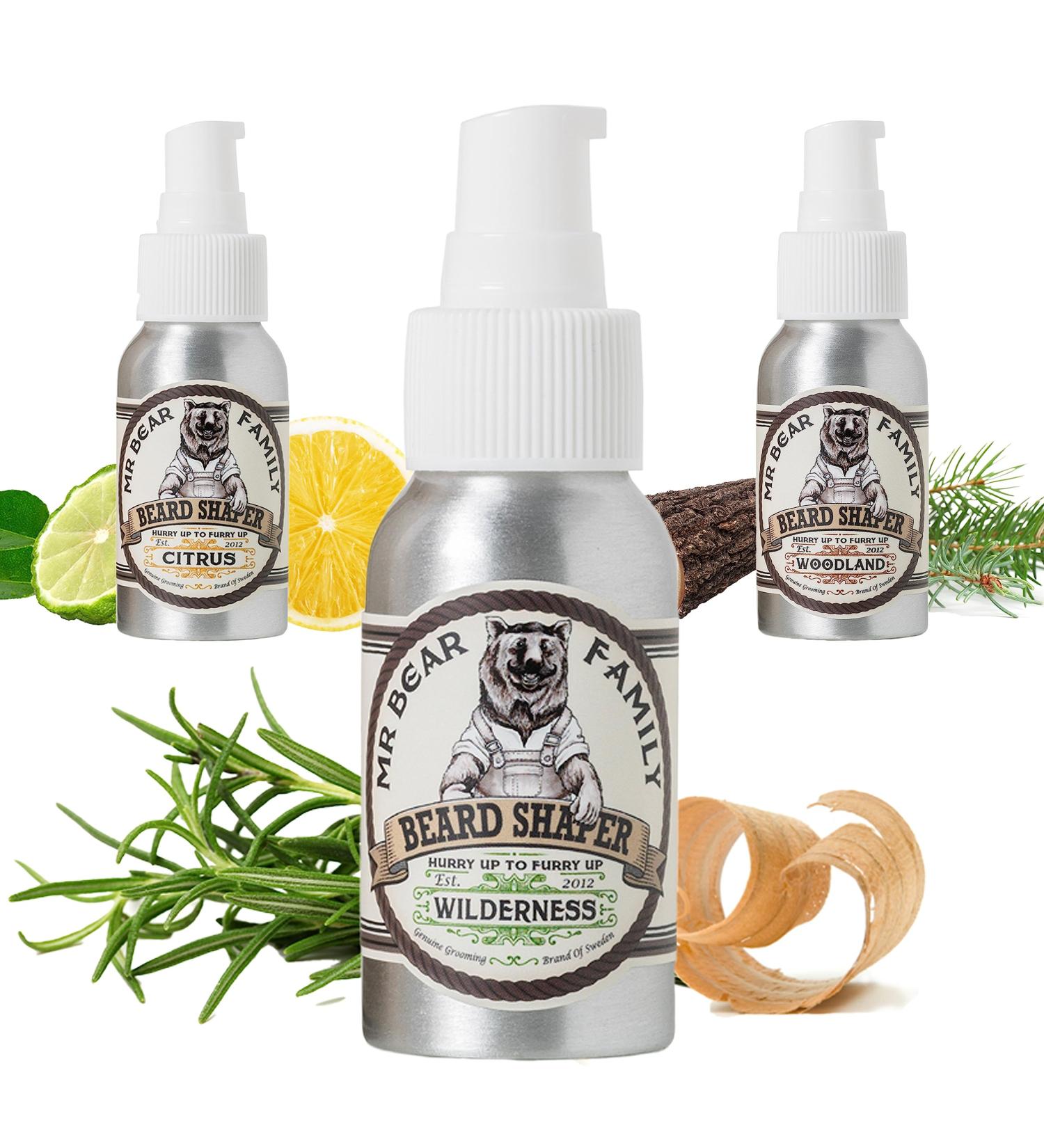 MR Bear Family Bart Cream for Men - Wilderness 50ml | Moisturizing Vegan Beard Balm & Styling Balm for Healthy Beards - Buy Online on GoSupps.com