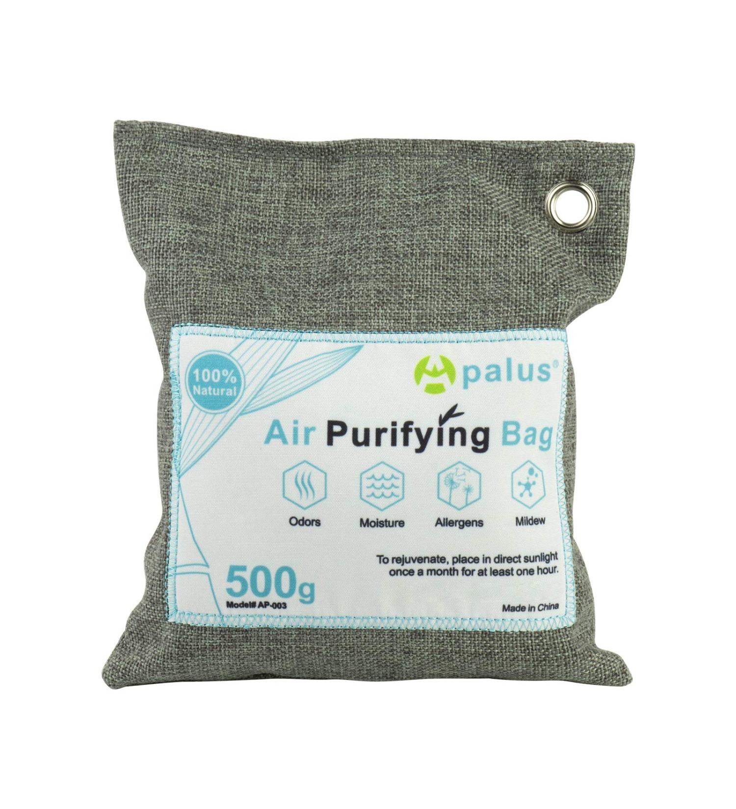 Apalus Dehumidifiers for Cars | Natural Bamboo Activated Carbon Air Freshener | Moisture Remover for Car Apartment & Bedroom - 500g - Buy Online on GoSupps.com