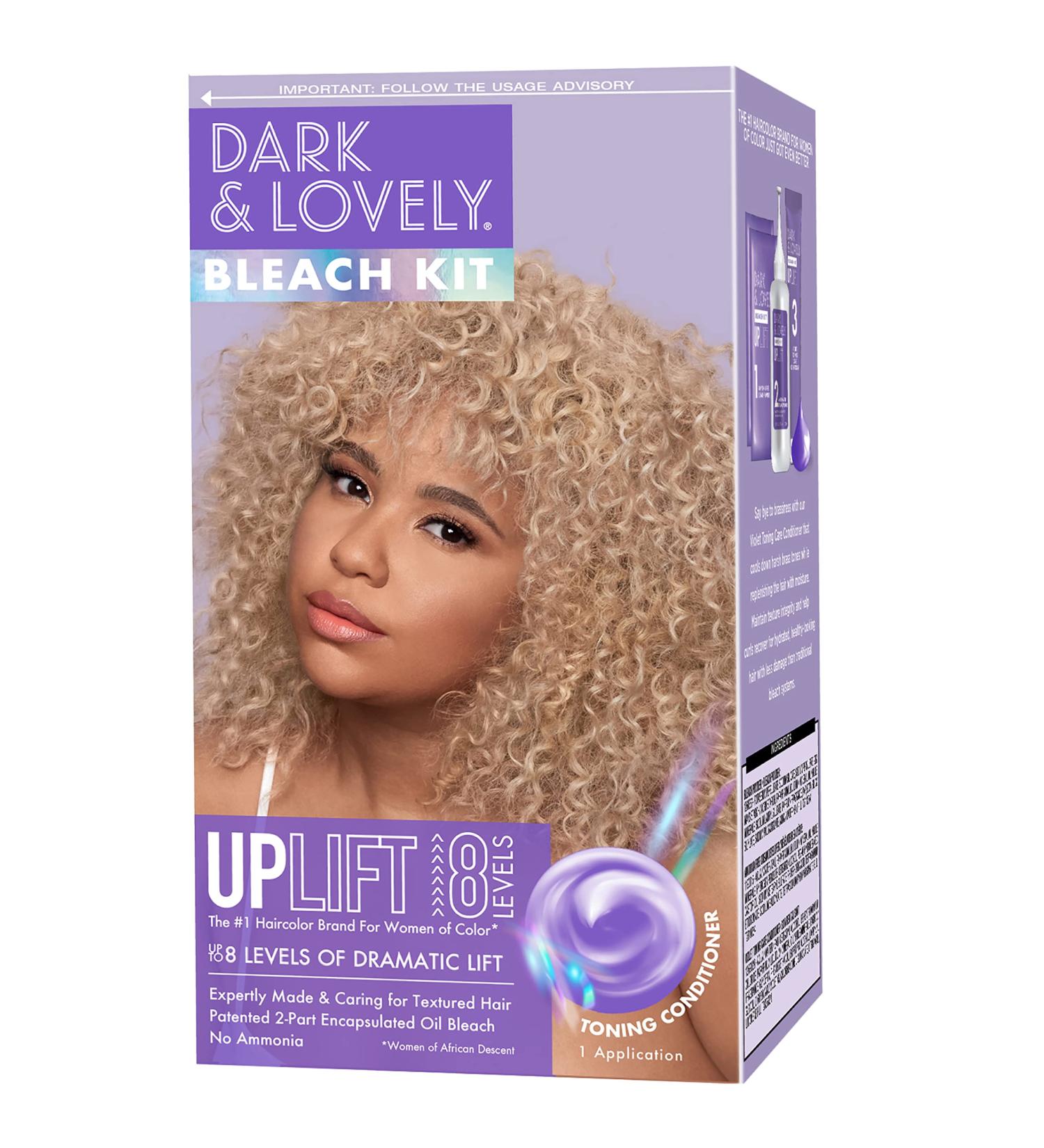 Dark and Lovely Uplift Hair Bleaching Kit for Dark Hair - Bleach Blonde Dye Kit - Buy Online on GoSupps.com