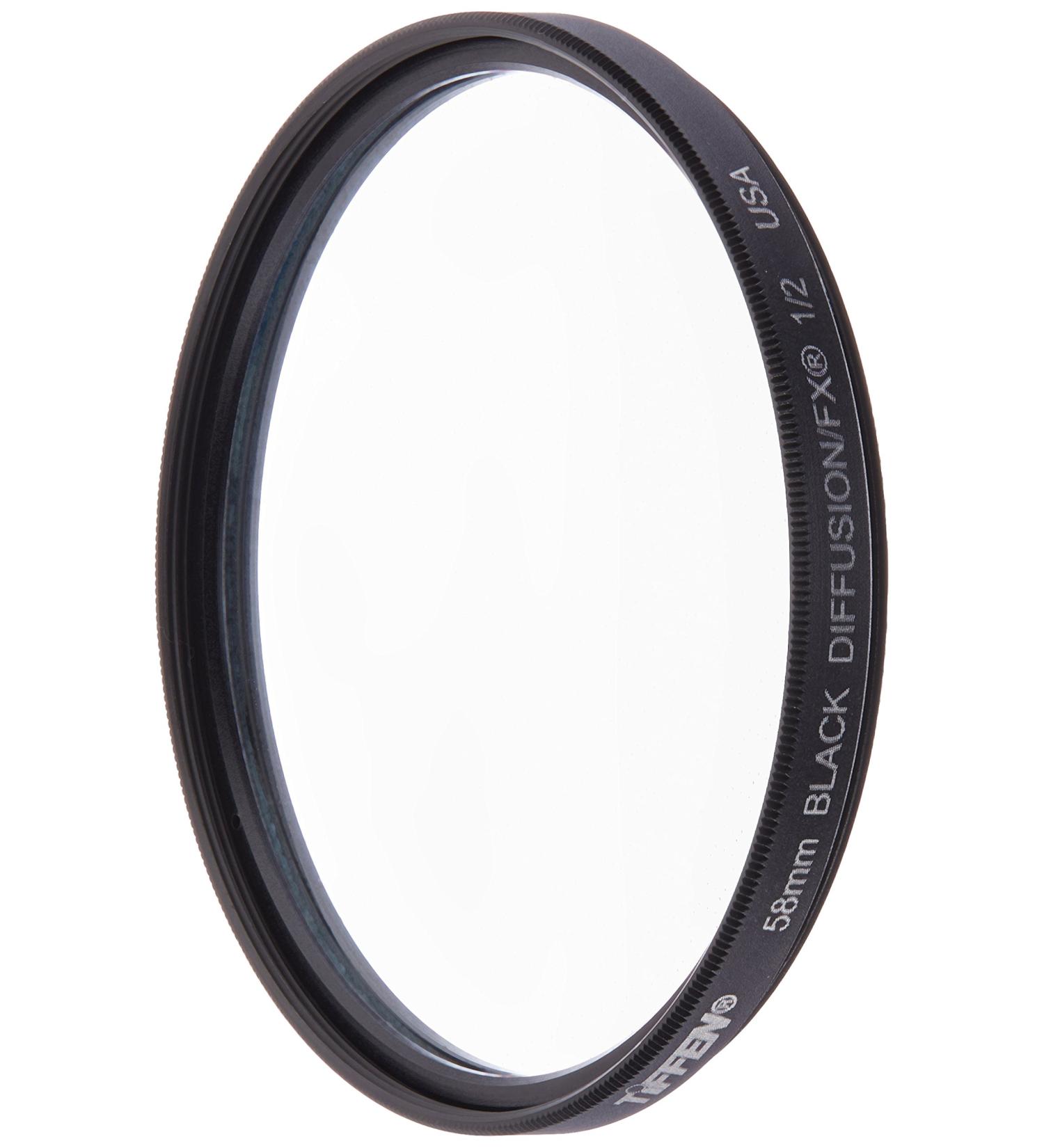 Tiffen 58BDFX12 58mm Black Diffusion 1/2 Filter