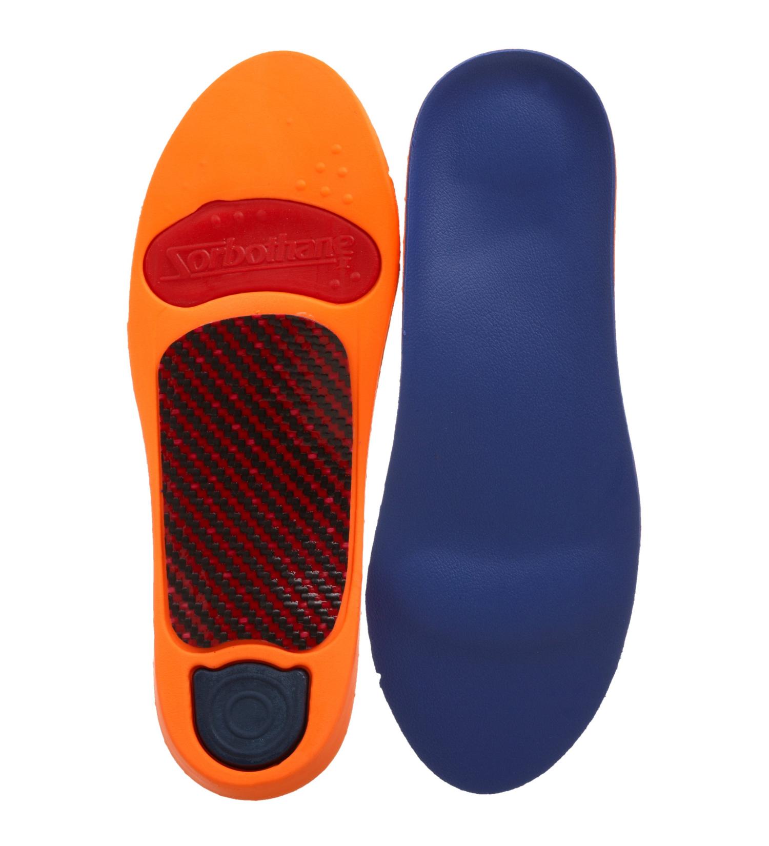 Sorbothane Ultra Graphite Arch Insole Blue Women's 6-7 M