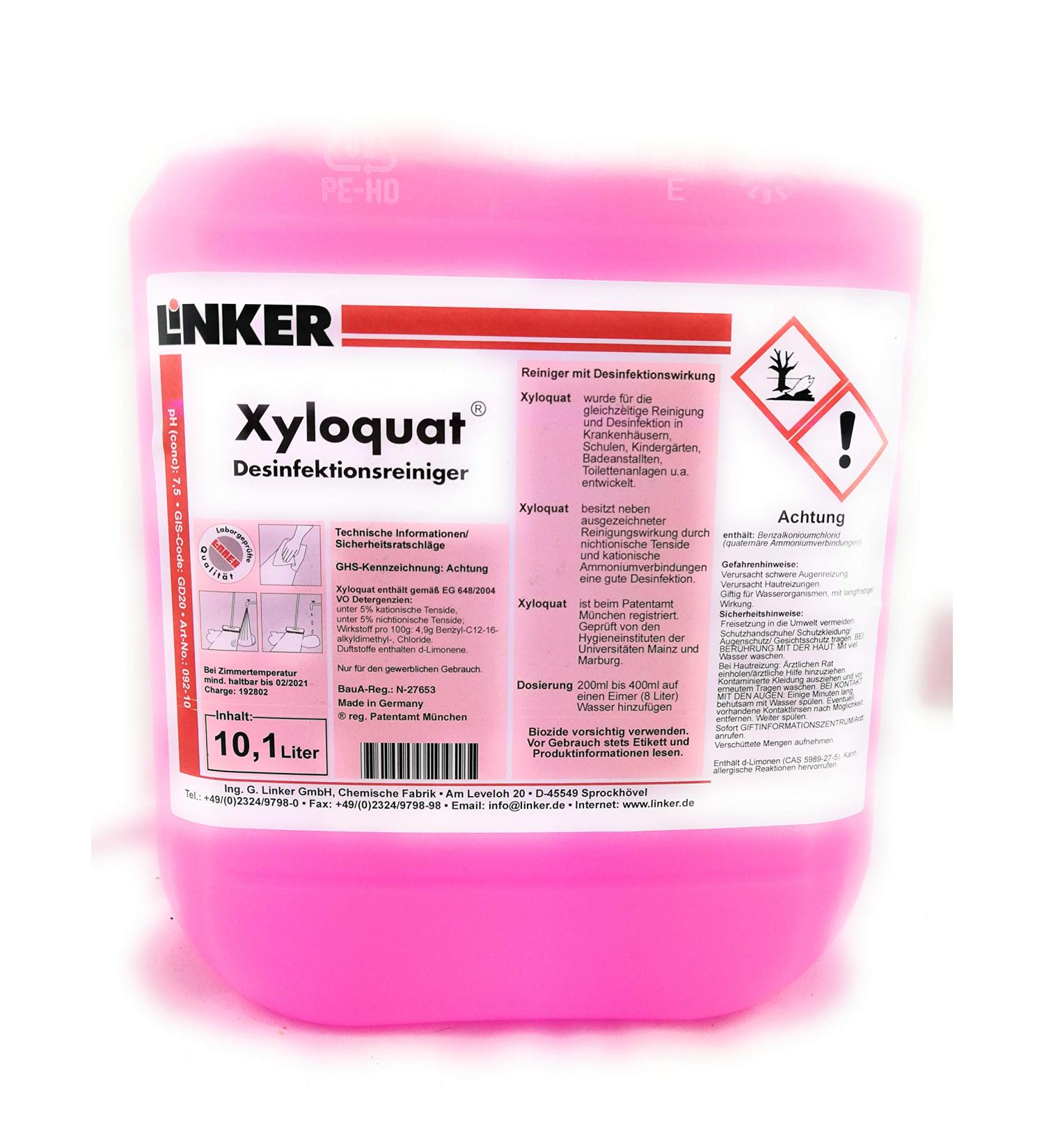 Linker Xyloquat disinfectant cleaner 10 liters