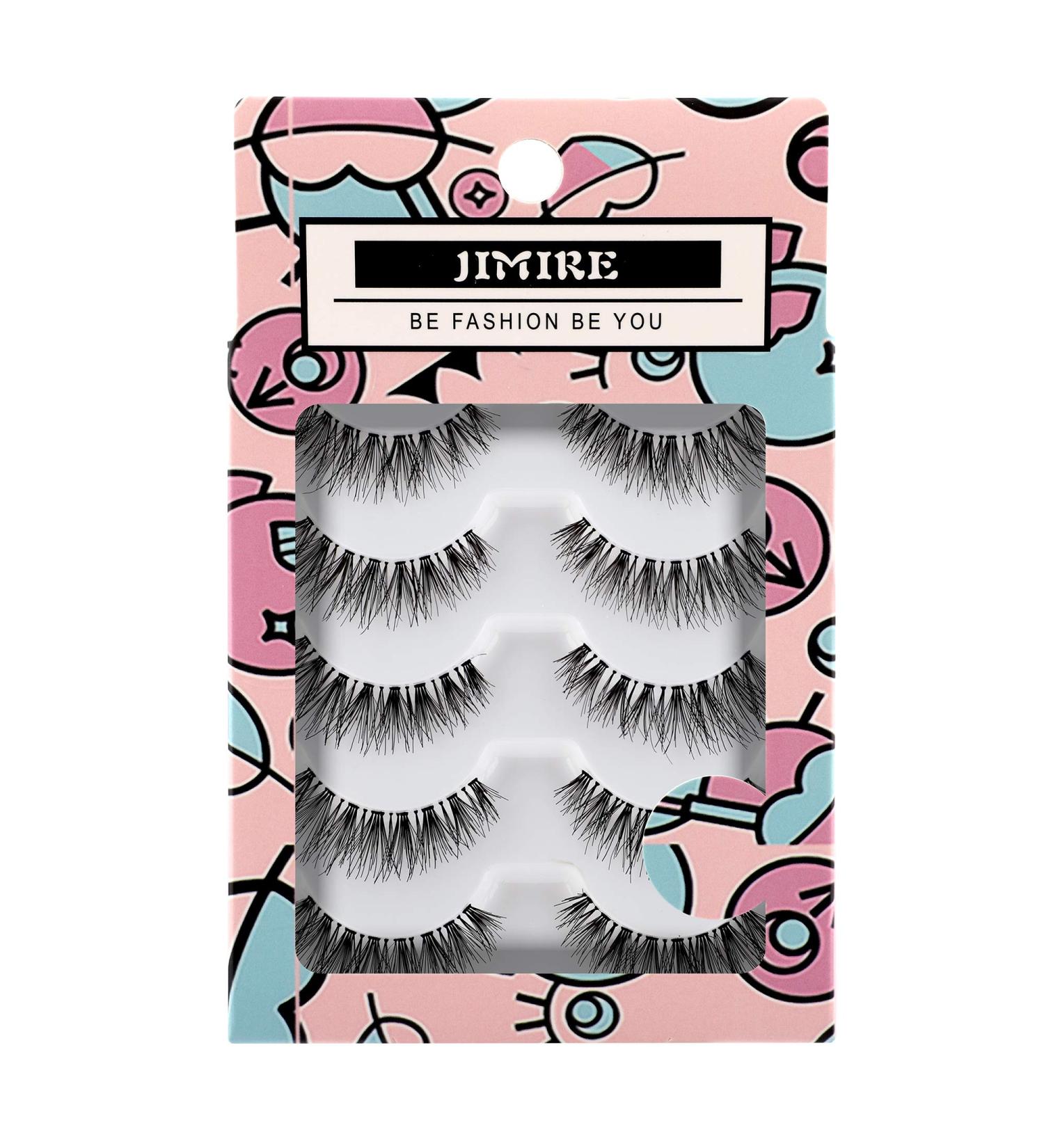 JIMIRE Beauty Natural False Voluminous Eyelashes | Luxurious Lightweight & Long-Lasting | Shop Internationally - Buy Online on GoSupps.com