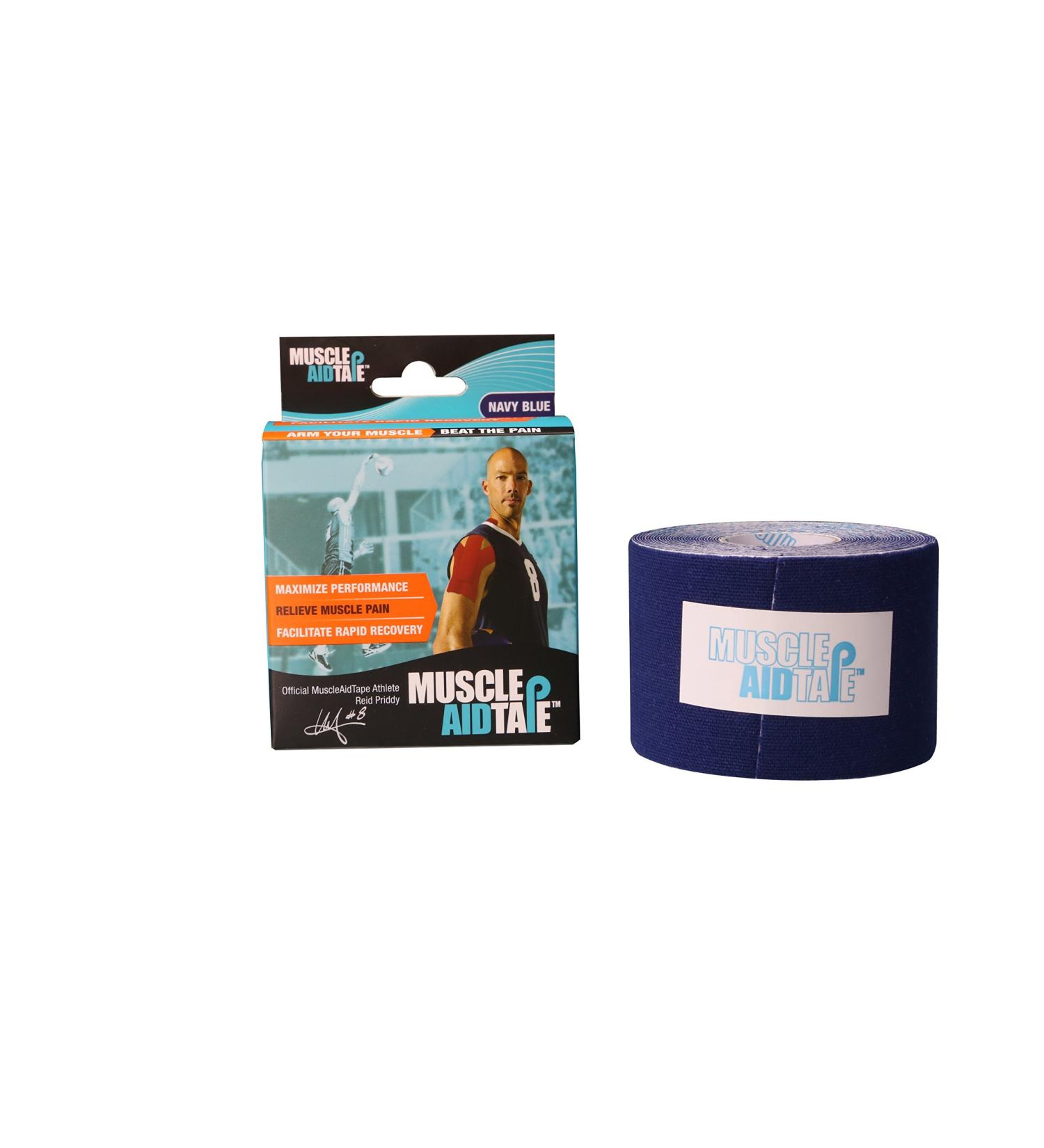 MuscleAidTape Kinesiology Tape (Navy Blue)