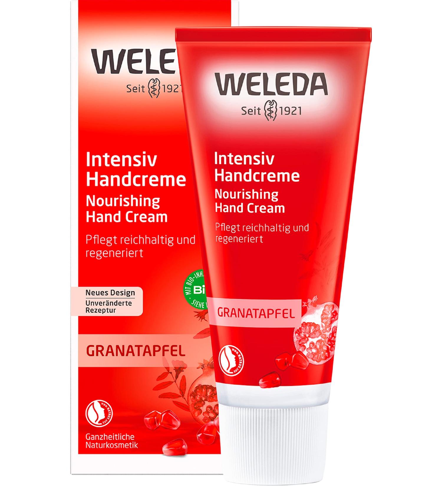 Weleda Pomegranate Intensive Hand Cream 50 ml - Nourishing & Moisturizing Hand Care | Buy Online Worldwide - Buy Online on GoSupps.com