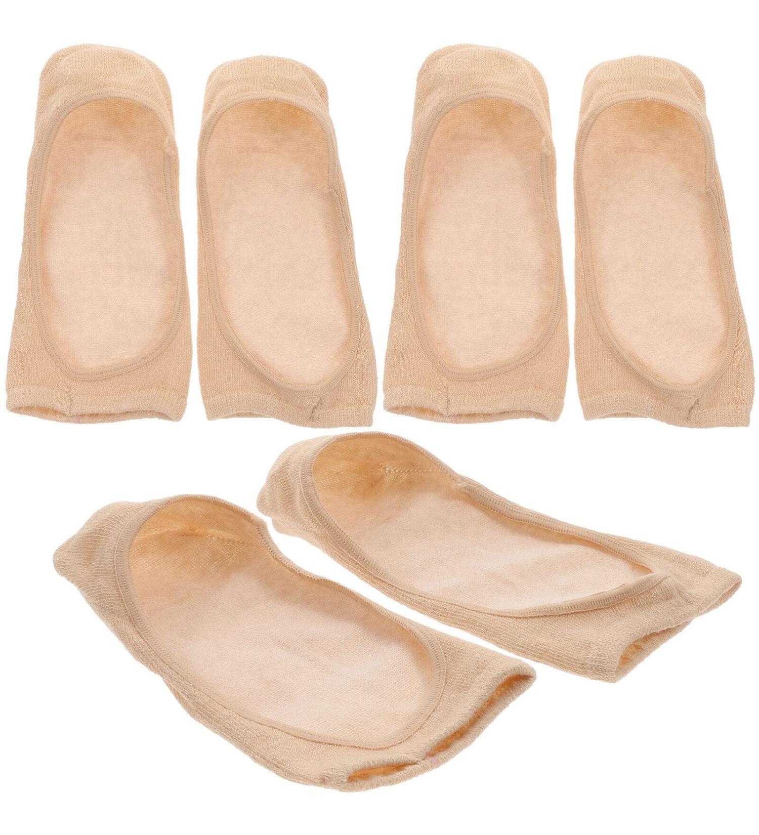 3 Pairs Flat Mouth Spa Moisture Socks - Slipproof Boat Outline Open Peep-Toe Boot Socks for Ultimate Comfort | International Shipping Available - Buy Online on GoSupps.com