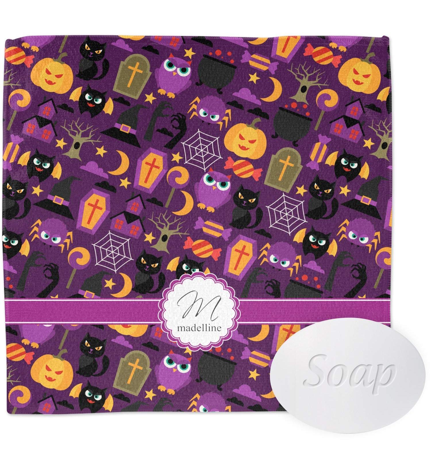 YouCustomizeIt Personalized Halloween Washcloth