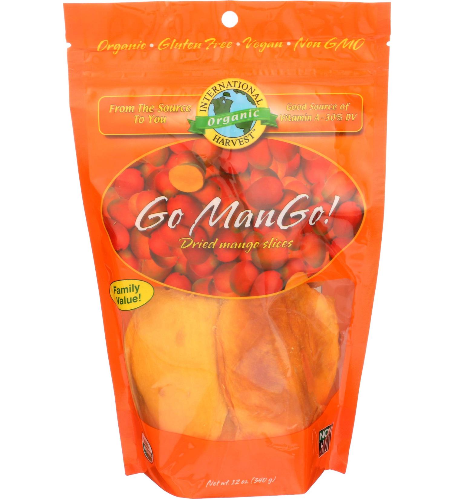 International Harvest, Organic Mango Slices, 12 Ounce