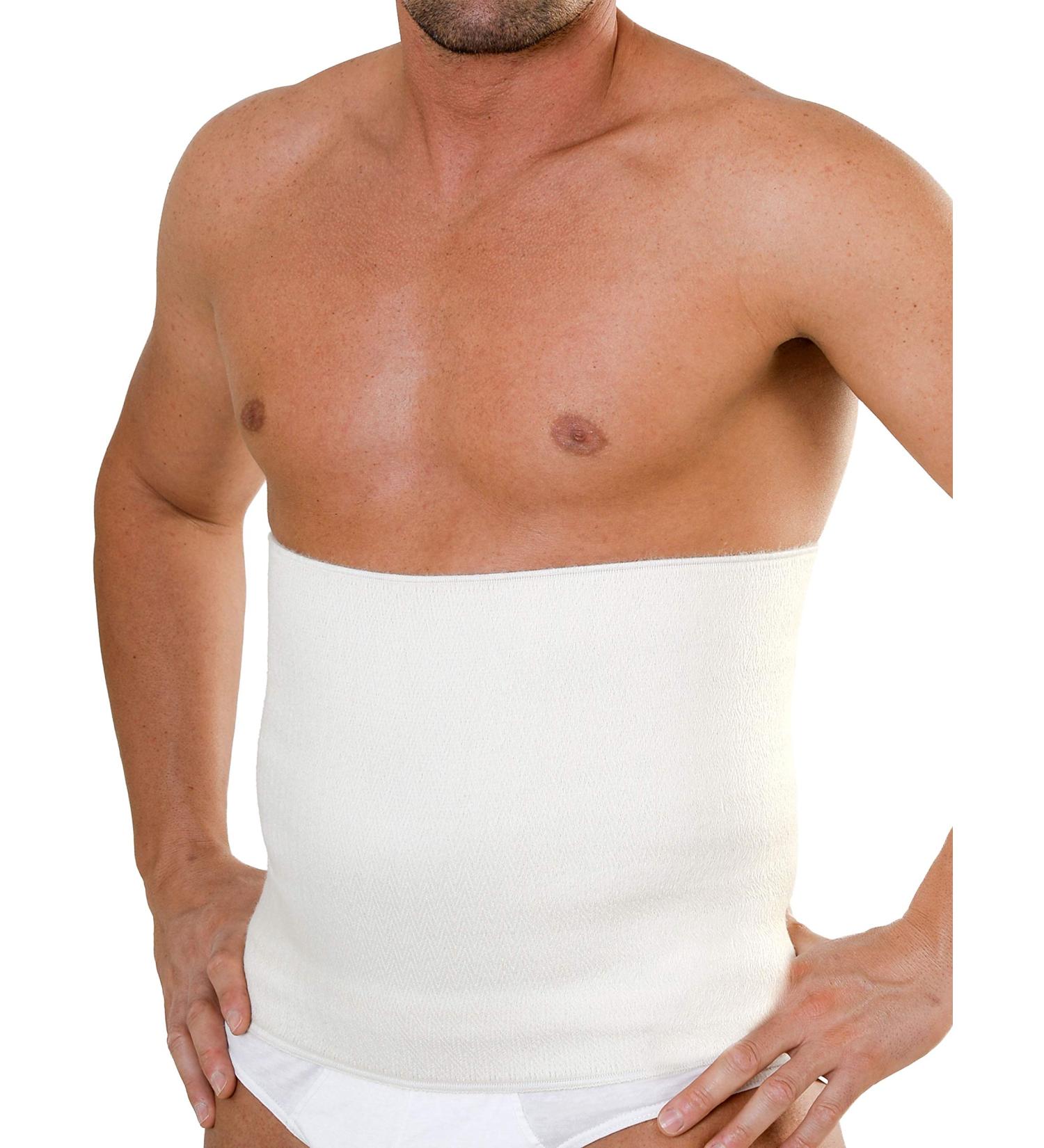 EGi 60% Merino Wool Elastic Belt/Band Support Wrap Thermotherapy. Proudly Made in Italy. (5 (Waist 35.5''/41.5))