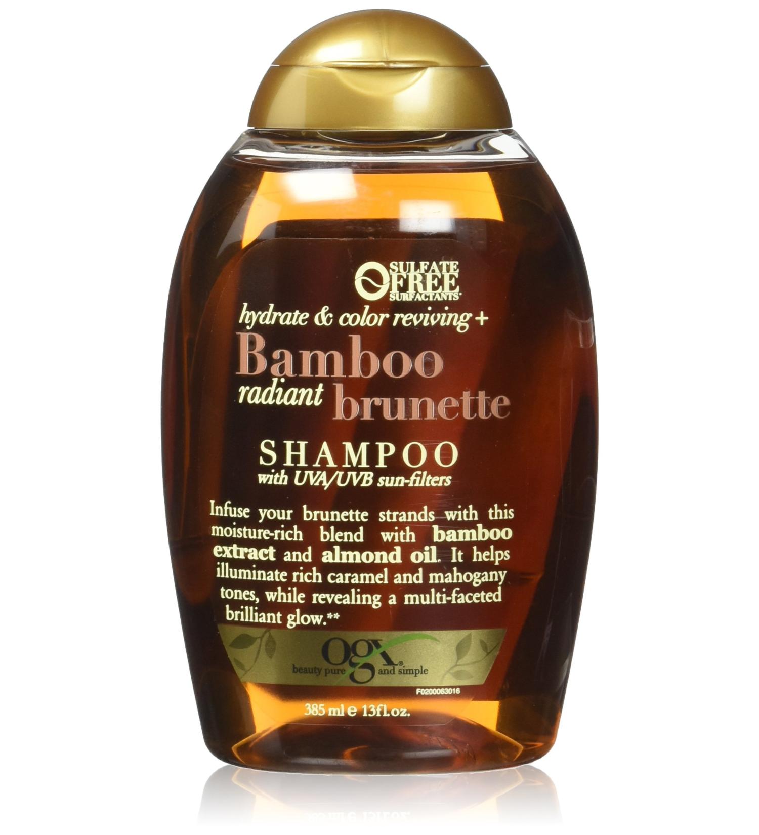 Buy OGX Hydrate & Tone Reviving Bamboo Radiant Brunette Shampoo 13oz - International Shipping Available - Buy Online on GoSupps.com