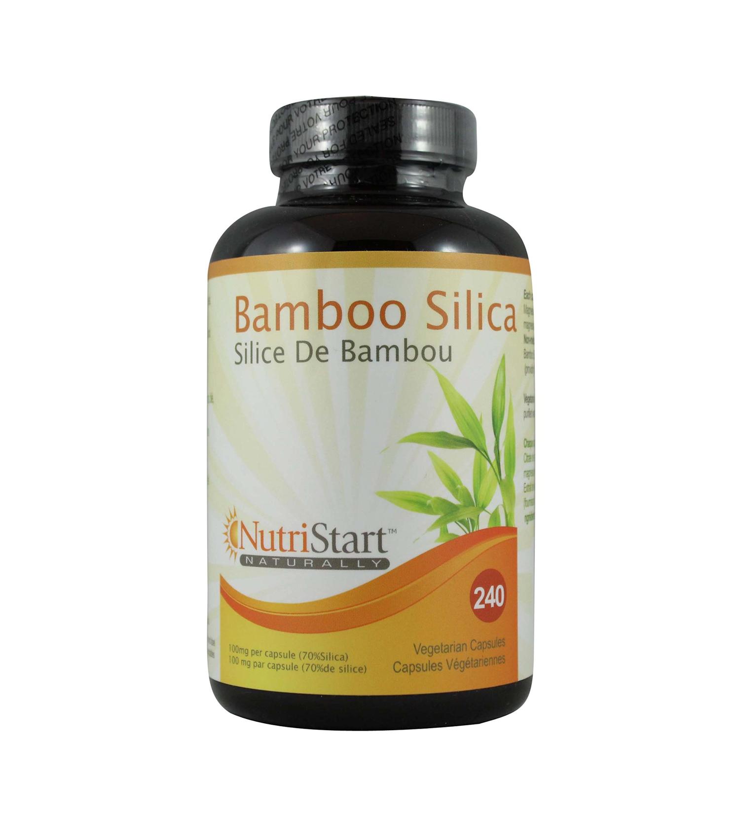 NutriStart NutriStart Bamboo Silica, 240 Vegetarian Capsules