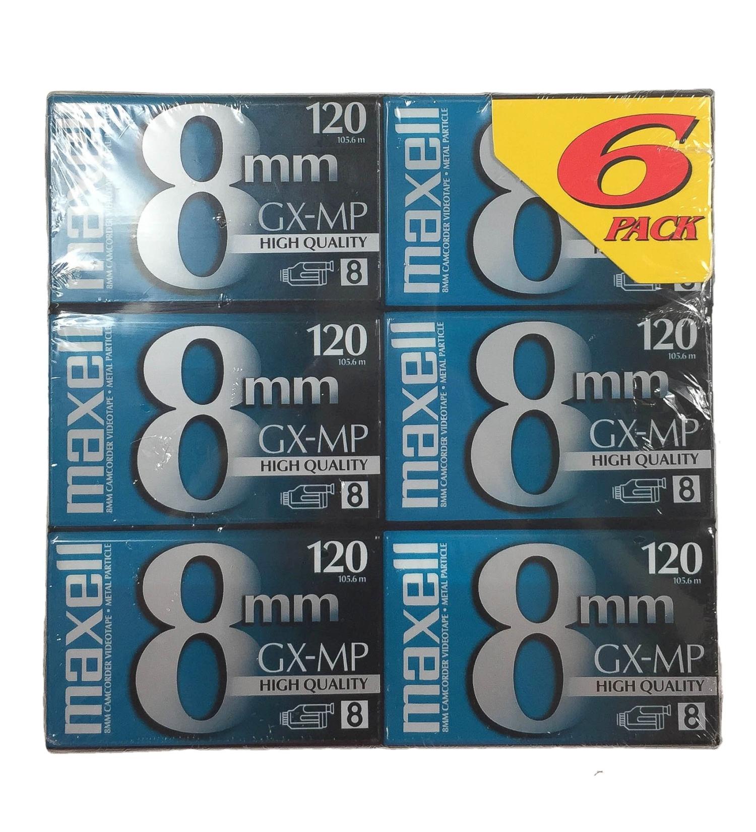 Maxell 8mm GX-MP 120 Videotapes (6-pack) - Buy Online on GoSupps.com