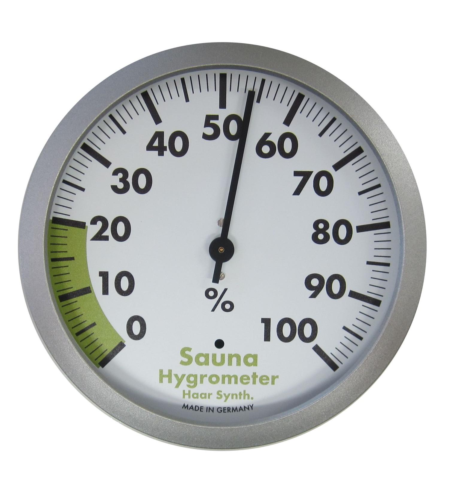 TFA Dostmann analogue sauna hygrometer heat-resistant for measuring humidity L 120 x W 37 x H 120 mm