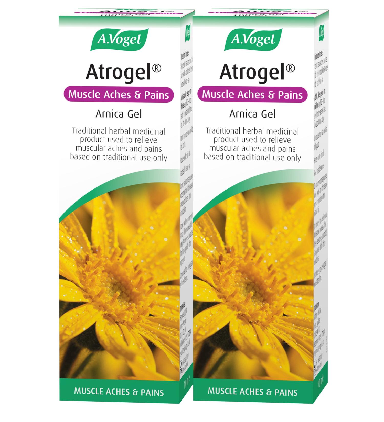 A.Vogel Atrogel | Muscle Aches & Pains | Arnica Gel for Pain Relief 200ml (2 x 100ml Tubes) 100 ml (Pack of 2)