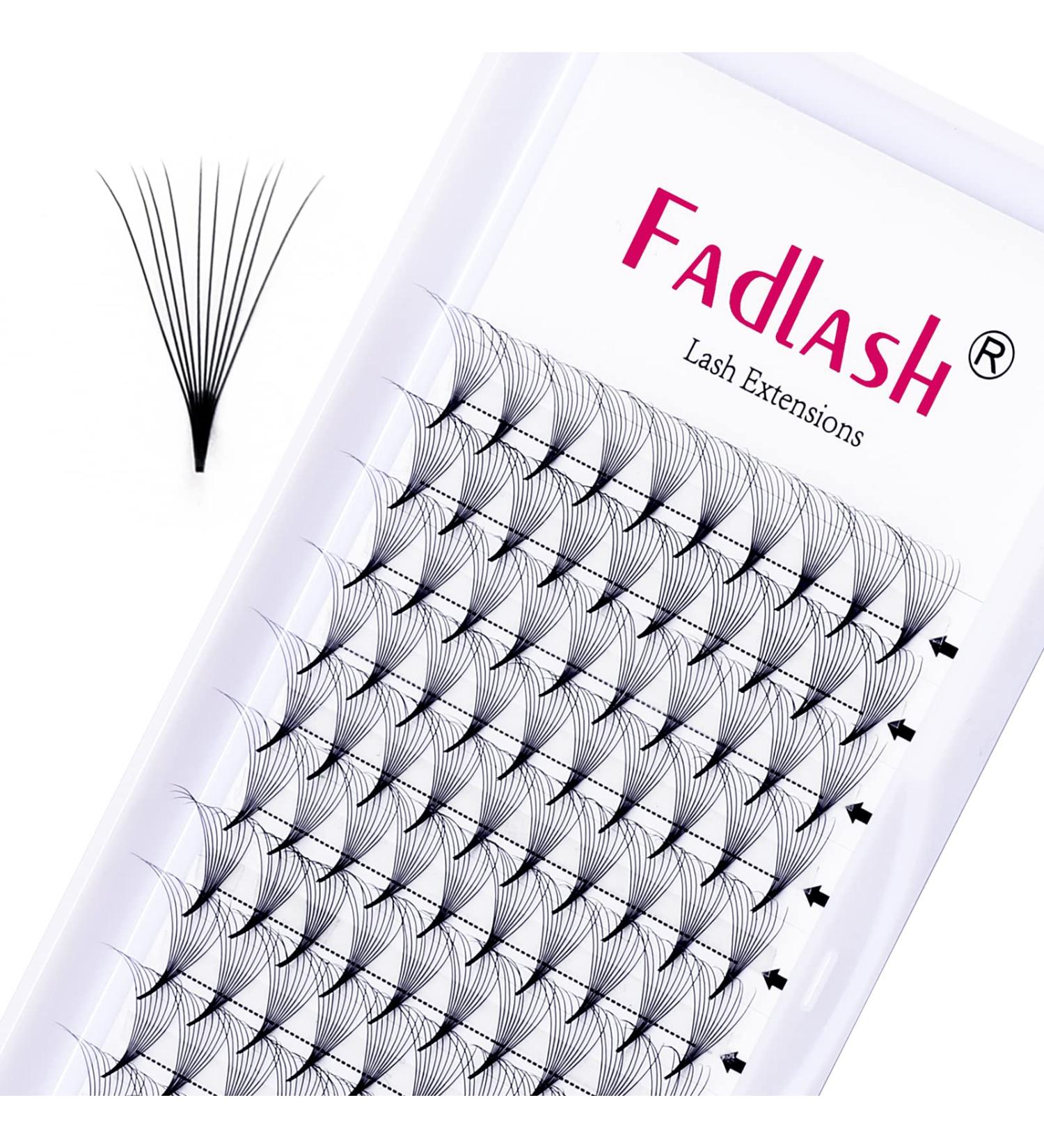Premium 10D 0.07mm C Curl Volume Eyelash Extensions 9mm Premade Fan Lashes for Perfect Finish | International Shipping - Buy Online on GoSupps.com