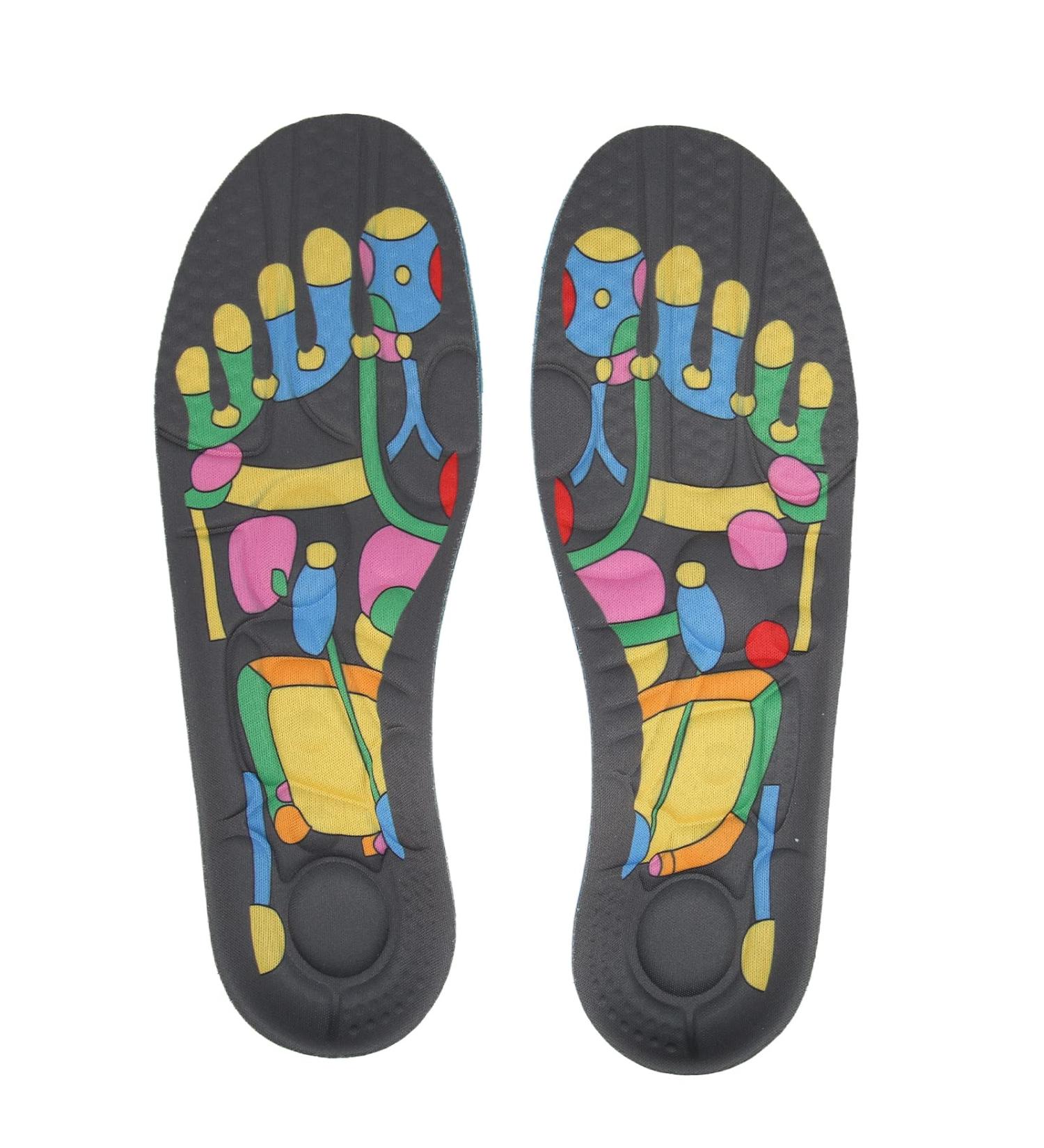 Kadimendium Magnetic Insoles for Pain Relief & Massage | Skin-Friendly Acupressure Shoe Inserts for Flat Feet - Washable for Men & Women (M Code) - Buy Online on GoSupps.com