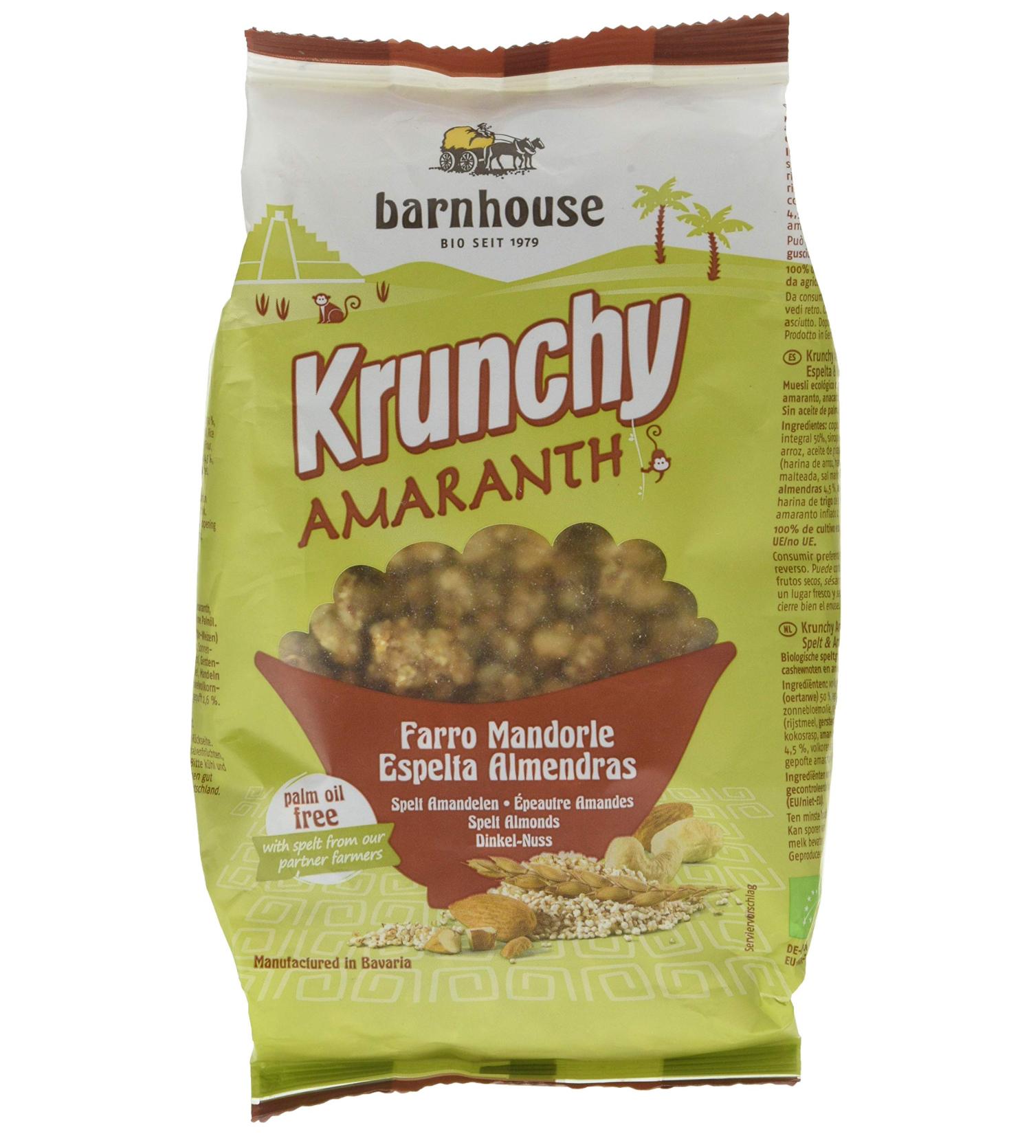 Barnhouse Muesli Crunchy Amar Spelled A. Barnh 375G - Buy Online on GoSupps.com