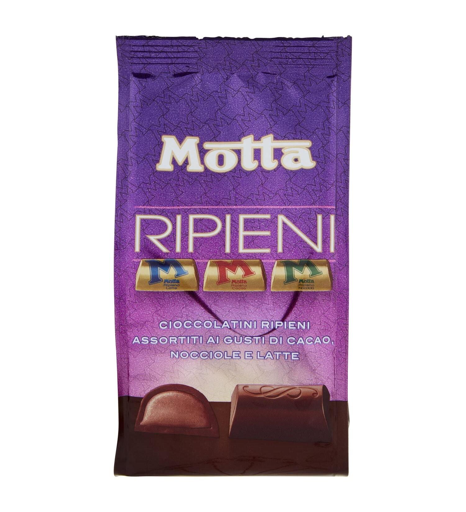 Motta Motta Ripieni milk chocolates filled with cocoa and hazelnut 150g