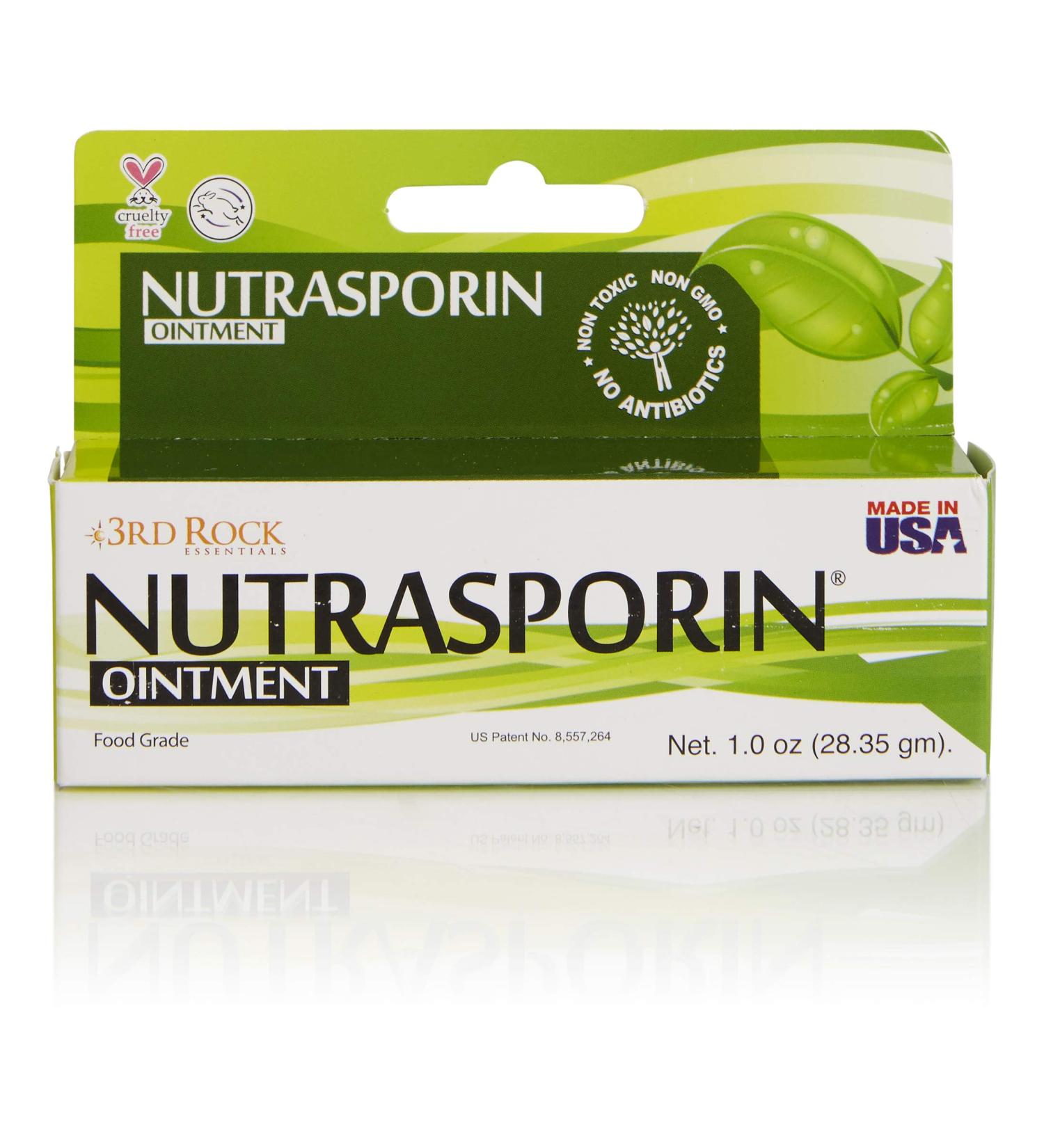 3rd Rock Essentials Nutrasporin Silver Ointment - Toxic-Free, Petroleum-Free, Non-Antibiotic First Aid Solution - Food Grade, 1.0oz (Pack of 1) - Buy Online on GoSupps.com