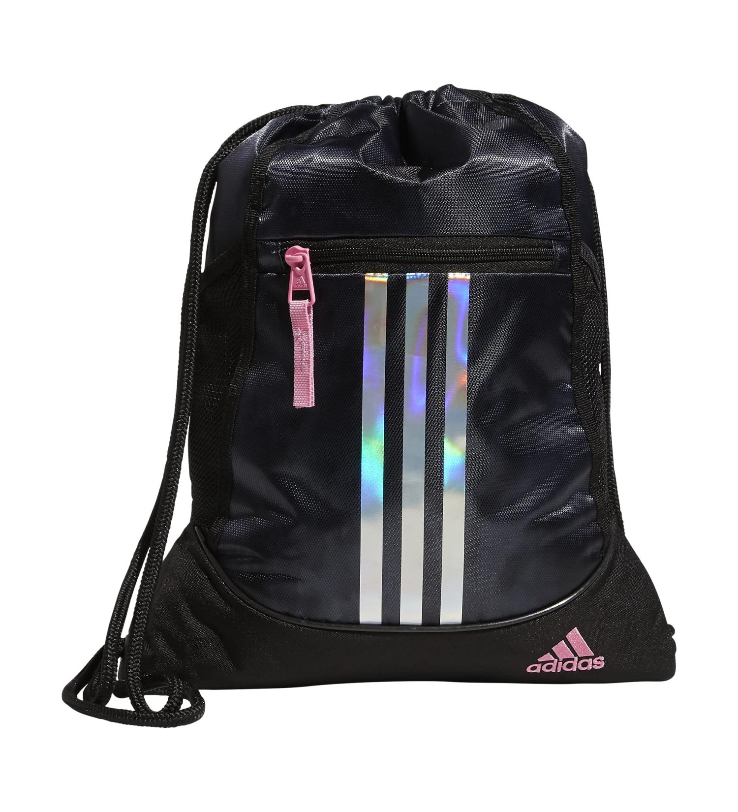 adidas Alliance 2 Sackpack - Stone Wash Carbon/Bliss Pink/Snowglobe - One Size - Buy Online on GoSupps.com