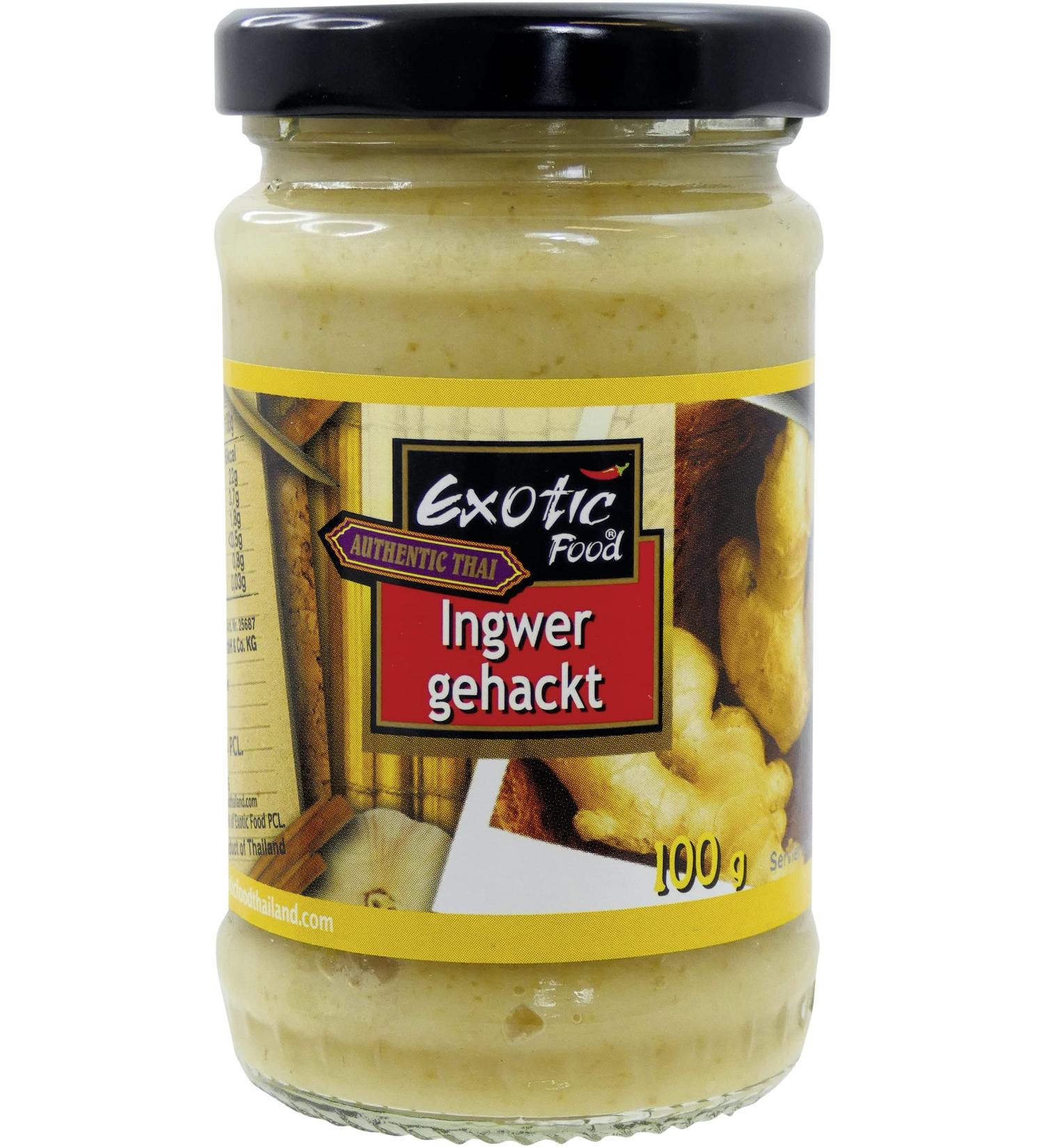 Buy Exotic Chopped Ginger in Soybean Oil - Pack of 6 (600g) | Premium International Shipping - Buy Online on GoSupps.com