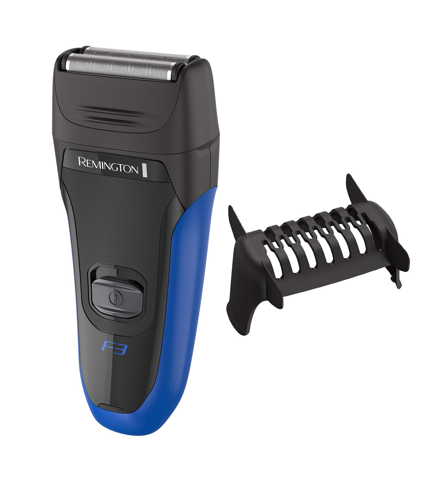 Remington PF7300 F3 Comfort Series Foil Shaver - Men's Electric Razor | Black/Blue - Buy Online on GoSupps.com