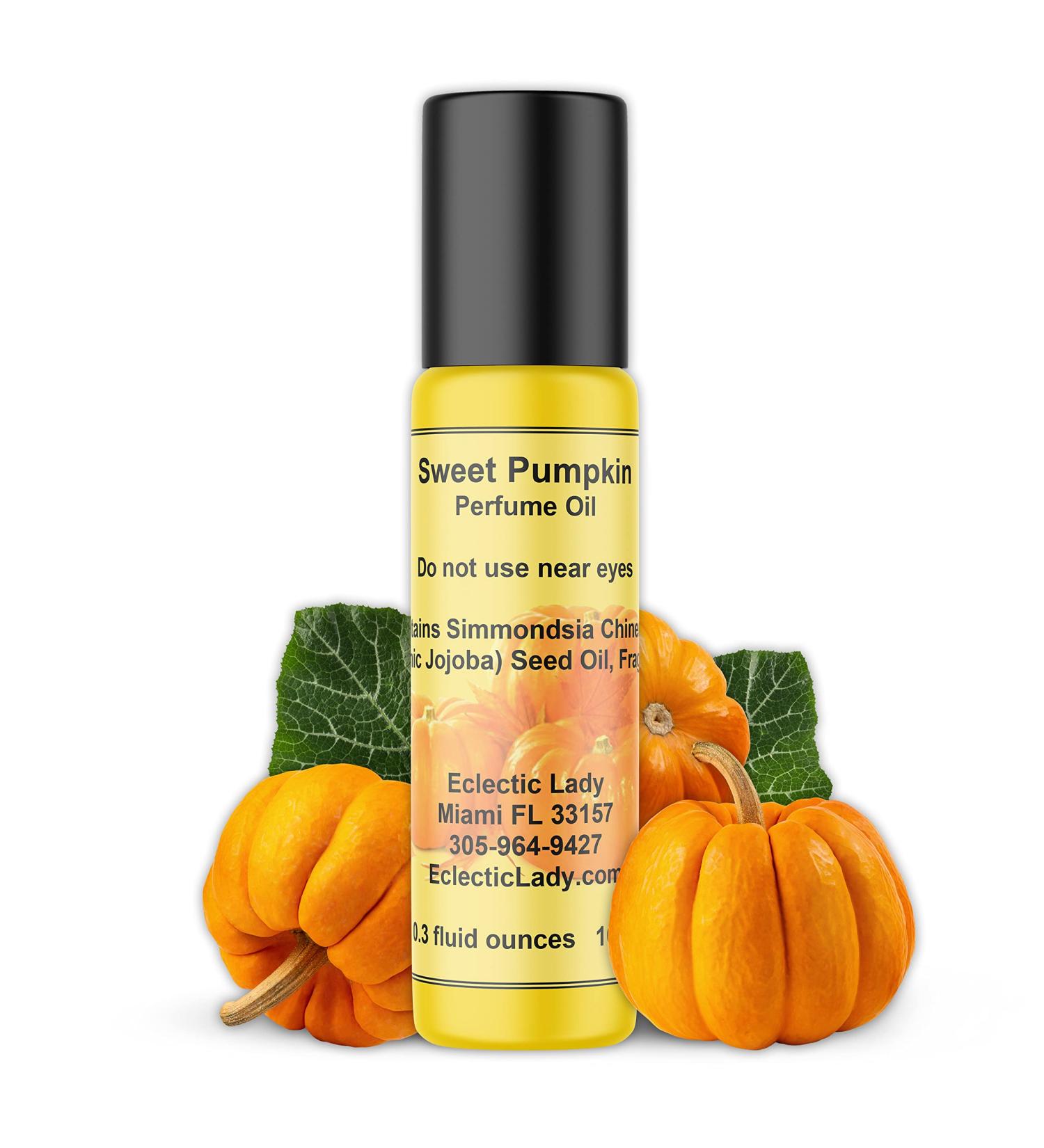 Sweet Pumpkin Perfume Oil - 0.3 oz Roll-On Fragrance | Long-Lasting Scent with Essential Oils & Jojoba Oil | Perfect for Daily Use - Buy Online on GoSupps.com