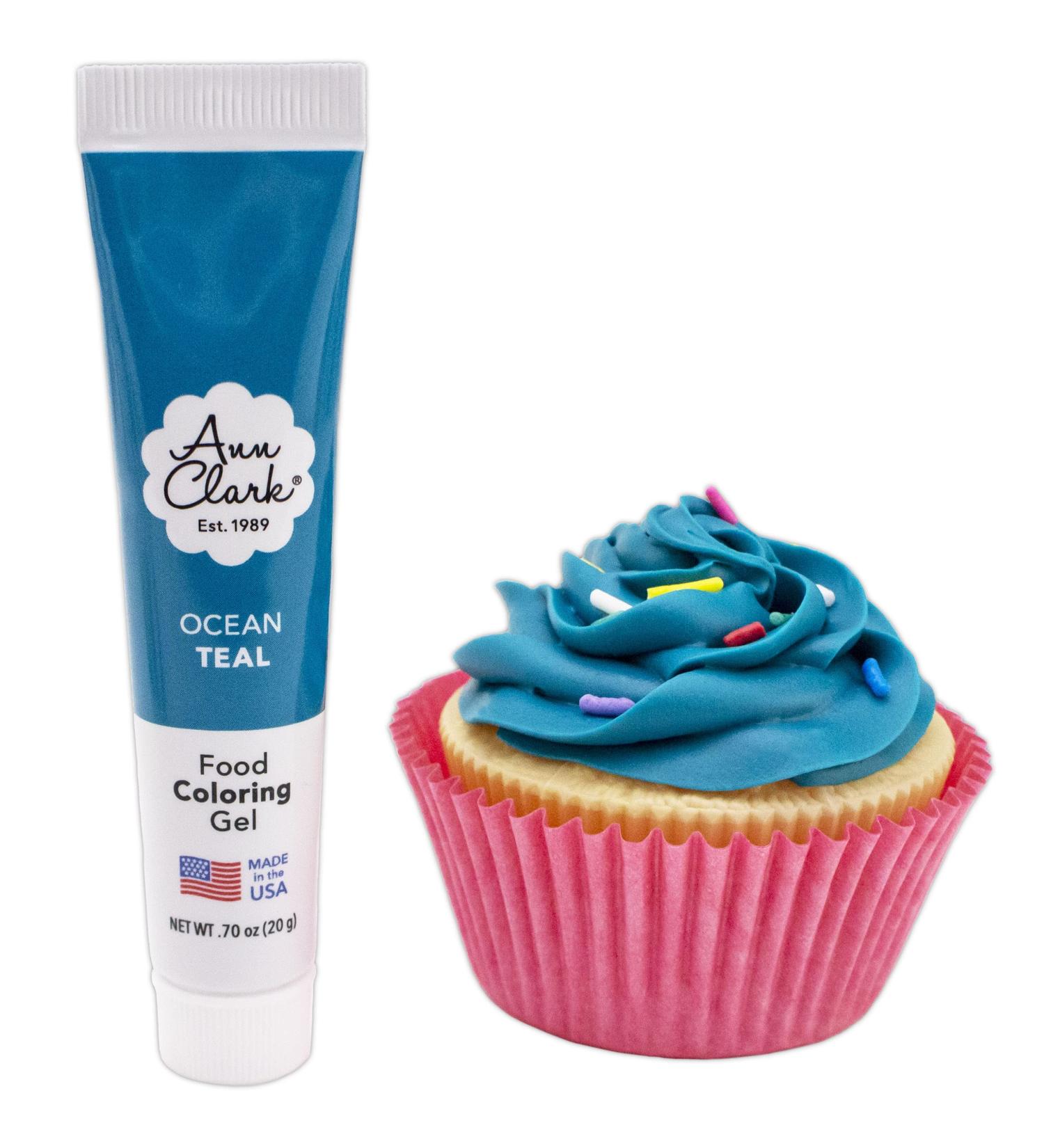Ann Clark Ocean Teal Food Coloring Gel 70 oz. (20 g) - Buy Online on GoSupps.com