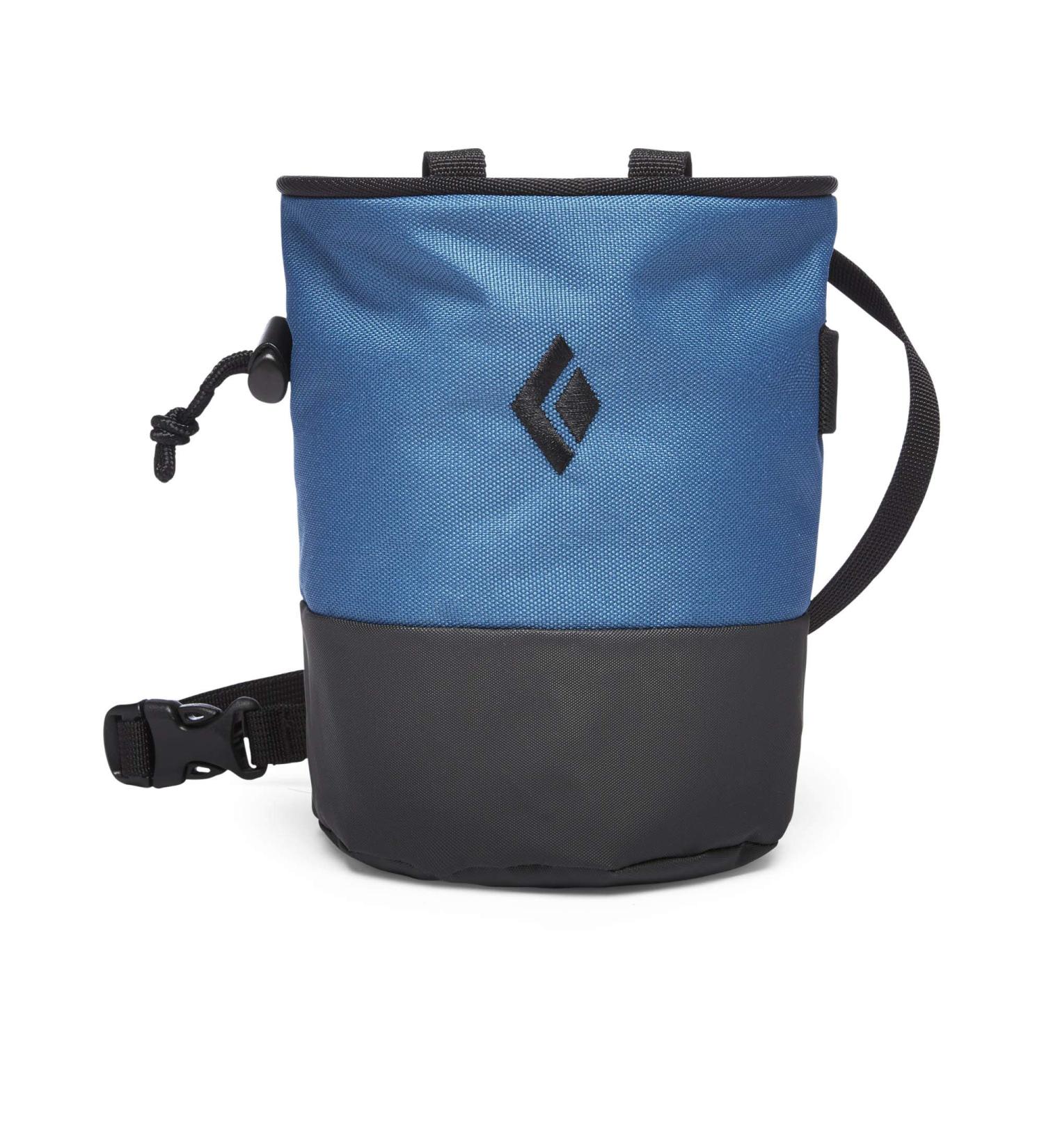 Black Diamond Mojo Zip Chalk Bag (New 2019) Astral Blue / Slate Small/Medium