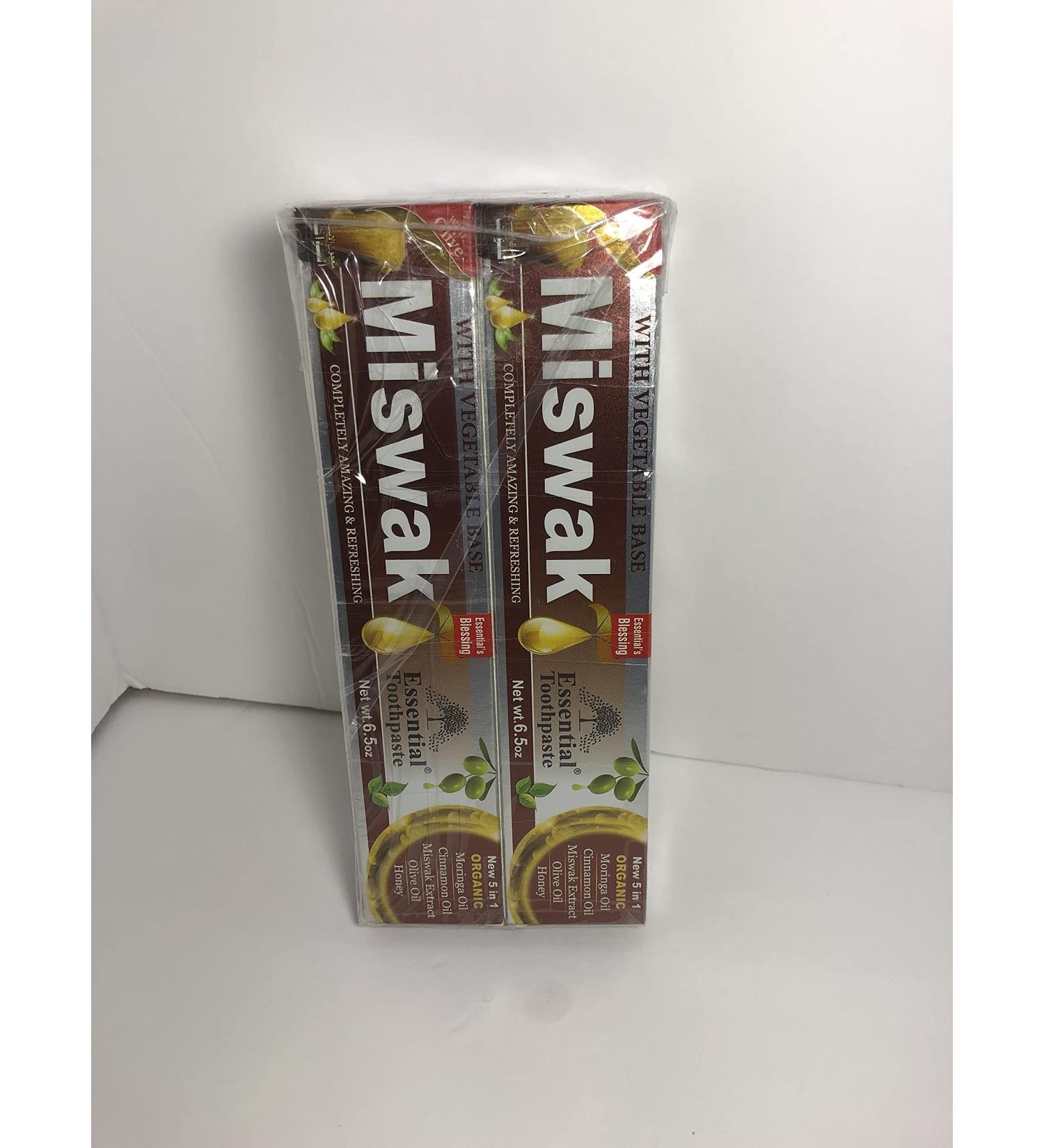 Essential Palace Miswak Natural Honey & Moringa Herbal Toothpaste Pack of 2-6.5 oz.  - Buy Online on GoSupps.com