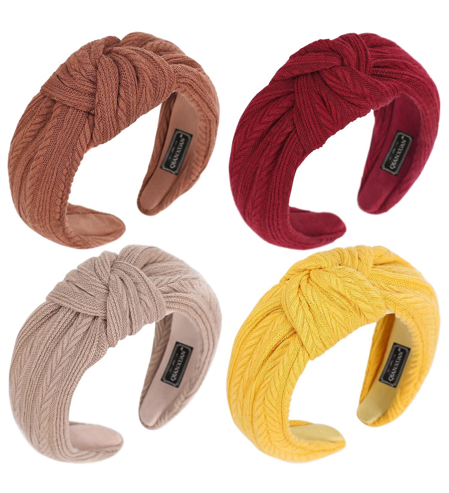 Qianxuan Fabric Headbands for Women - Solid Color Fashion Hair Accessories - Buy Online on GoSupps.com