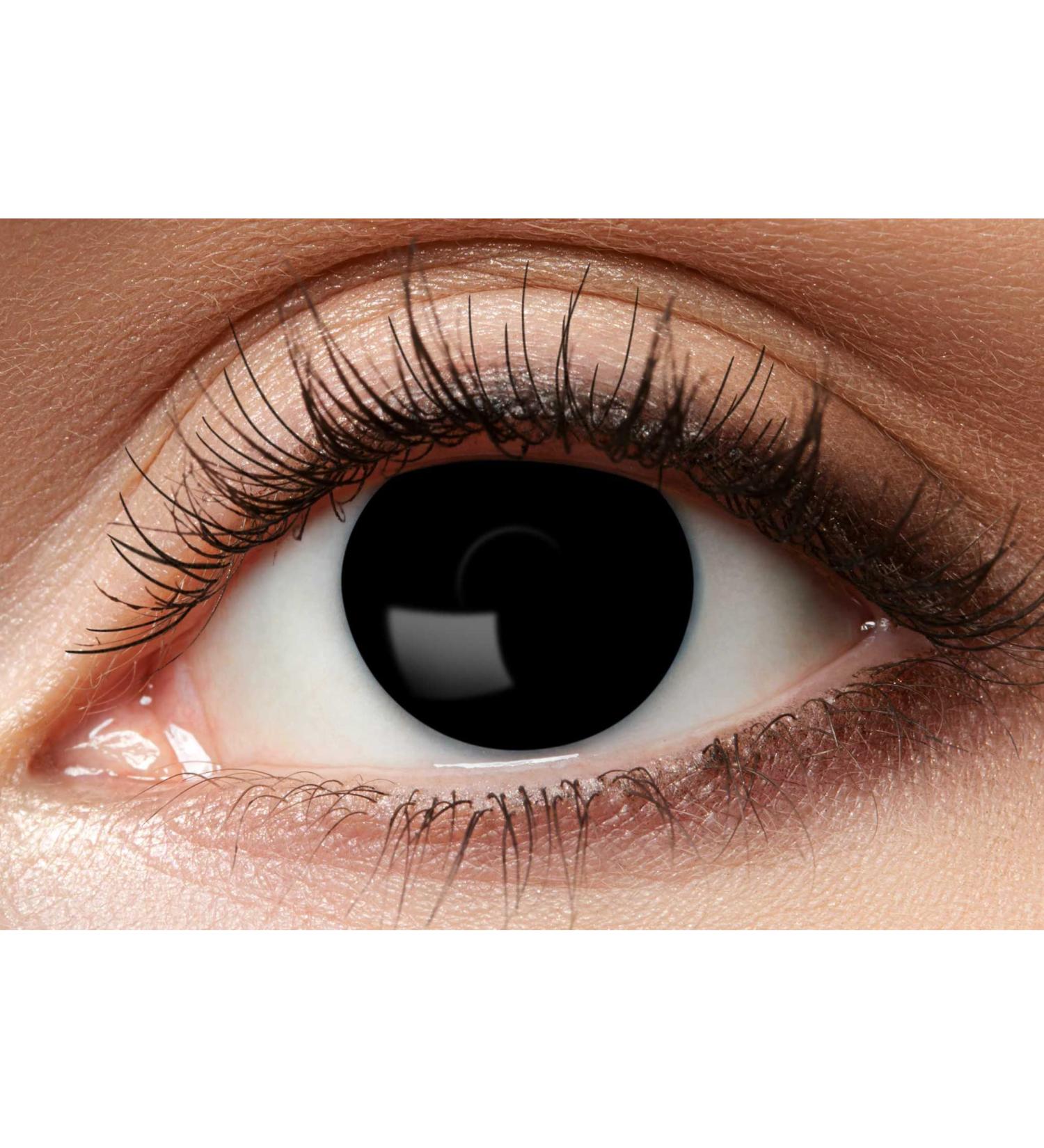 Shop Balinco Solid Black Colored Contact Lenses - Perfect for Cosplay Halloween Carnival & Festivals - Buy Online on GoSupps.com