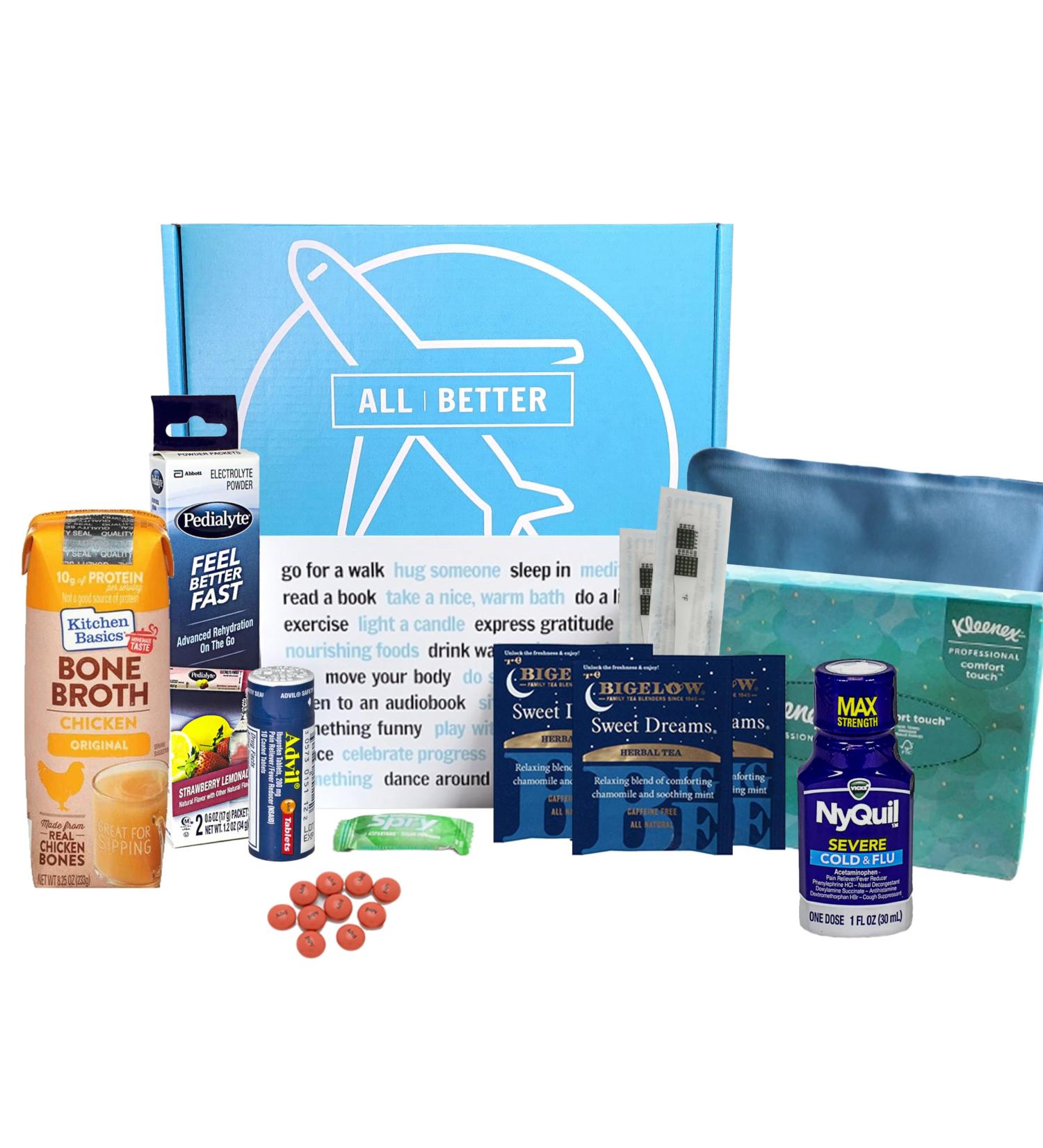 All | Better Covid Care Package for Sick Friend with Flu Virus Fever or Covid Get Well Soon Gift Basket Box No. 02 (Medium) - Buy Online on GoSupps.com