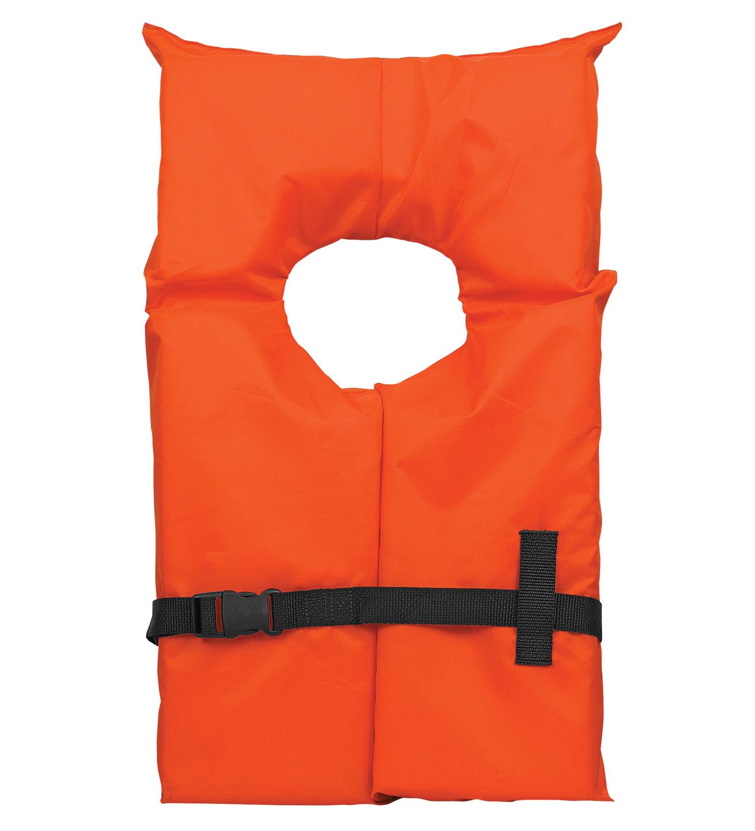 Airhead Adult Type II Keyhole Life Jacket - Coast Guard Approved - Orange - Buy Online on GoSupps.com