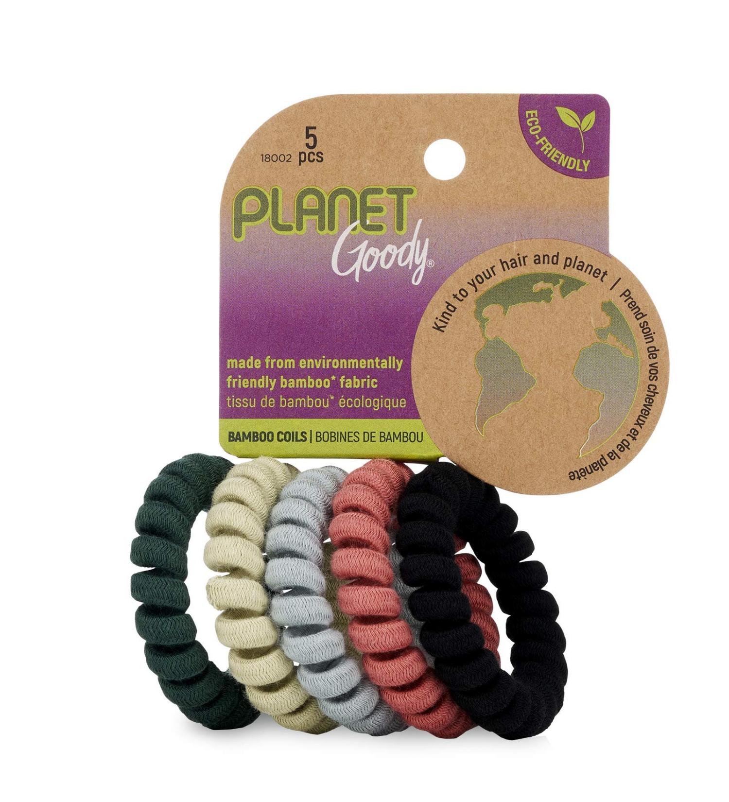 Goody Planet Goody Elastic Thick Hair Coils - 5 Count Neutral Pack - Hair Accessories for Women and Girls - Ideal for Medium to Thick Hair - Buy Online on GoSupps.com