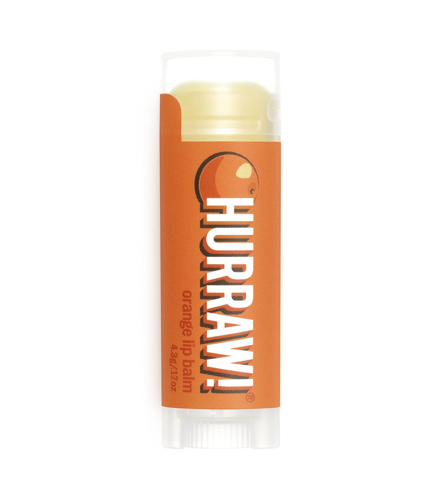 Hurraw! Orange Lip Balm .15 oz - Natural Hydrating Lip Care - Buy Online on GoSupps.com