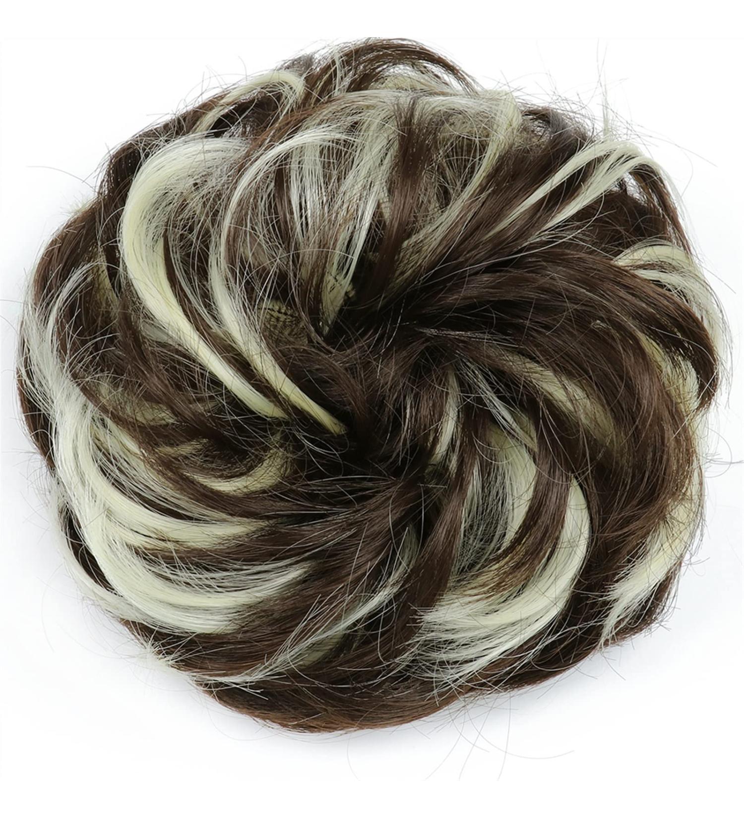 Hair Bun Synthetic Messy Bun Donut Bun Ponytail Hair Extensions Hair Bun with Elastic Rubber Band Hair Bun for Women Hair Extension Hair Piece (Color : 4H613) - Buy Online on GoSupps.com