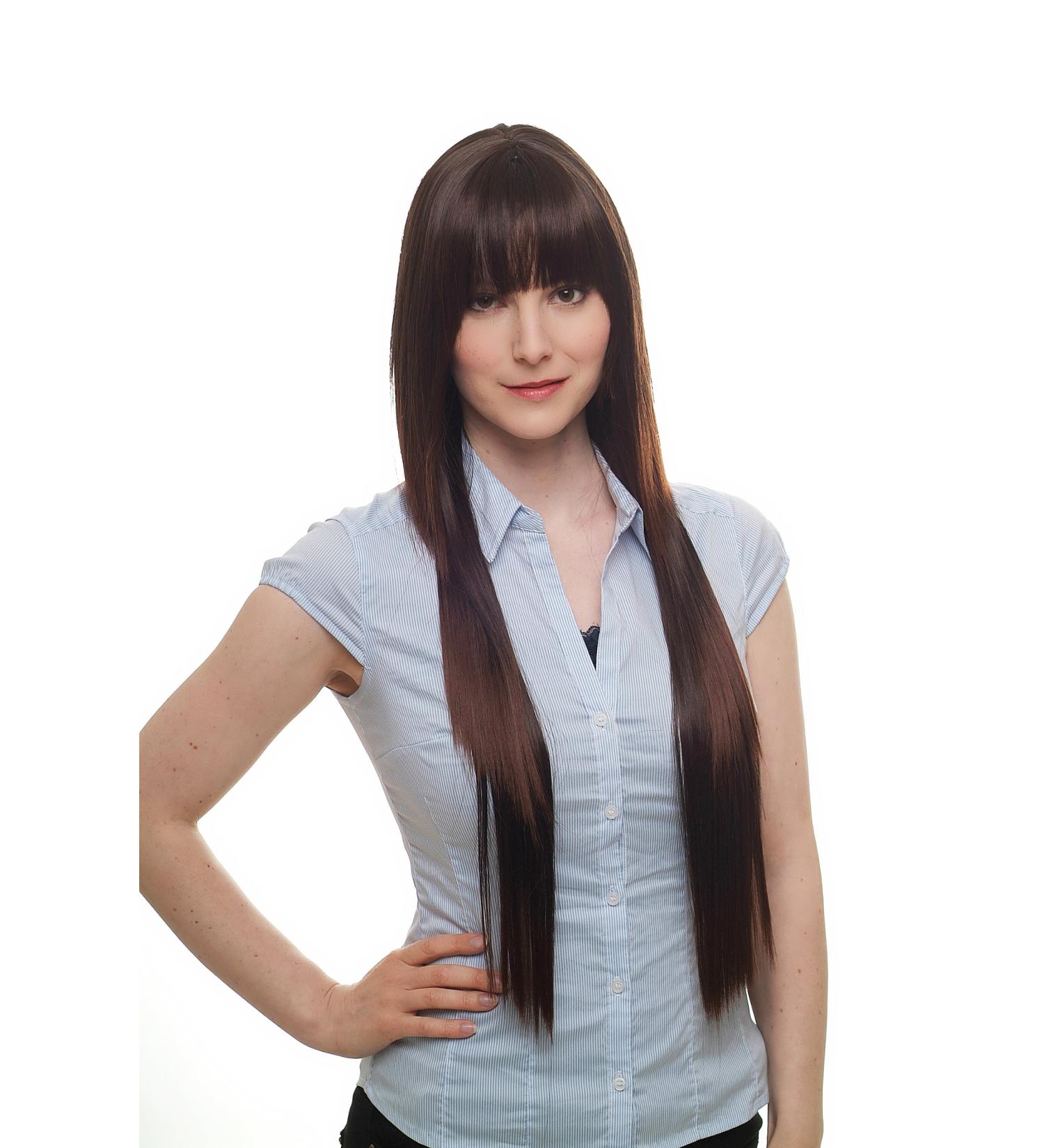 WIG ME UP 9214L-2T33 Brown Wig - Very Long Layered Straight Hair | International Shipping Available - Buy Online on GoSupps.com