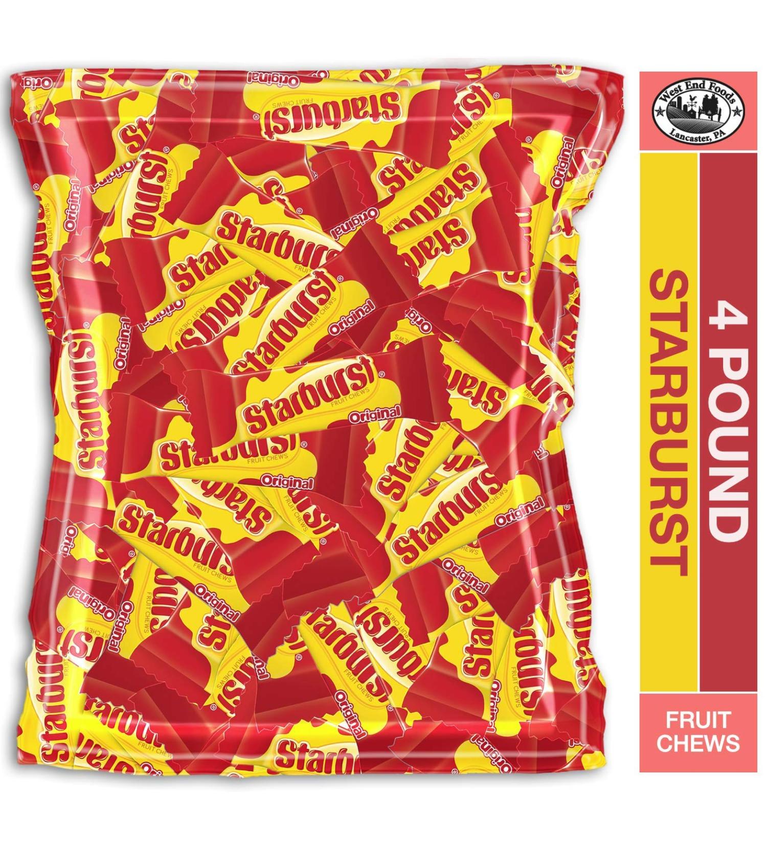 STARBURST Original Fun Size Chewy Candy Bulk Pack - 4 Pound Box - Buy Online on GoSupps.com