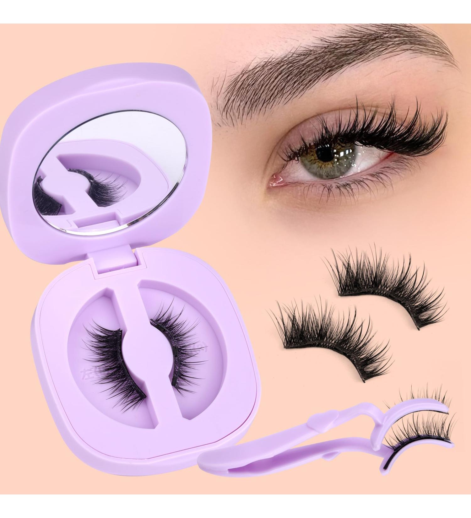 Buy Wiwoseo Magnetic Eyelashes B-16MM - Waterproof Reusable & Easy to Apply Without Eyeliner - Shop Natural Magnetic Lashes with Applicator Internationally - Buy Online on GoSupps.com