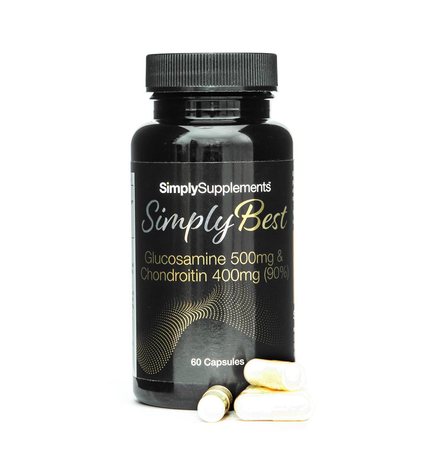 Glucosamine 500mg & Chondroitin 400mg | 60 Capsules | SimplySupplements - Buy Online on GoSupps.com