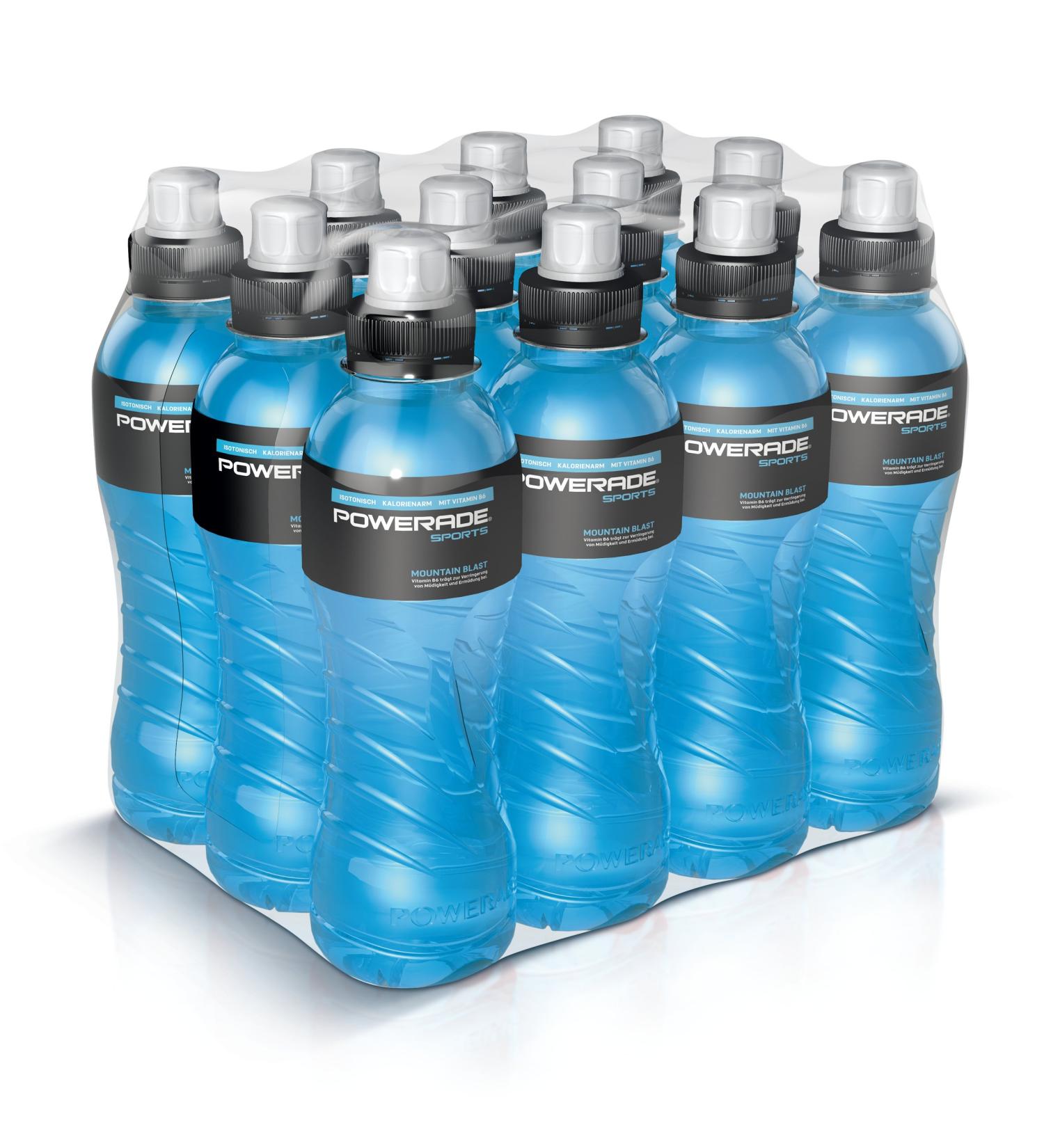 Powerade Sports Mountain Blast DISPOSABLE 12 x 500 ml