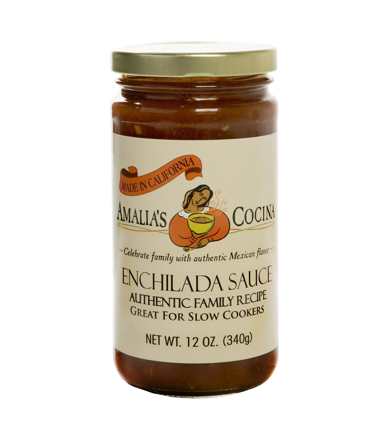 Amalia's Cocina Red Enchilada Sauce - Traditional Mexican Enchilada Sauce (4 Pack) Red Enchilada 4 Pack