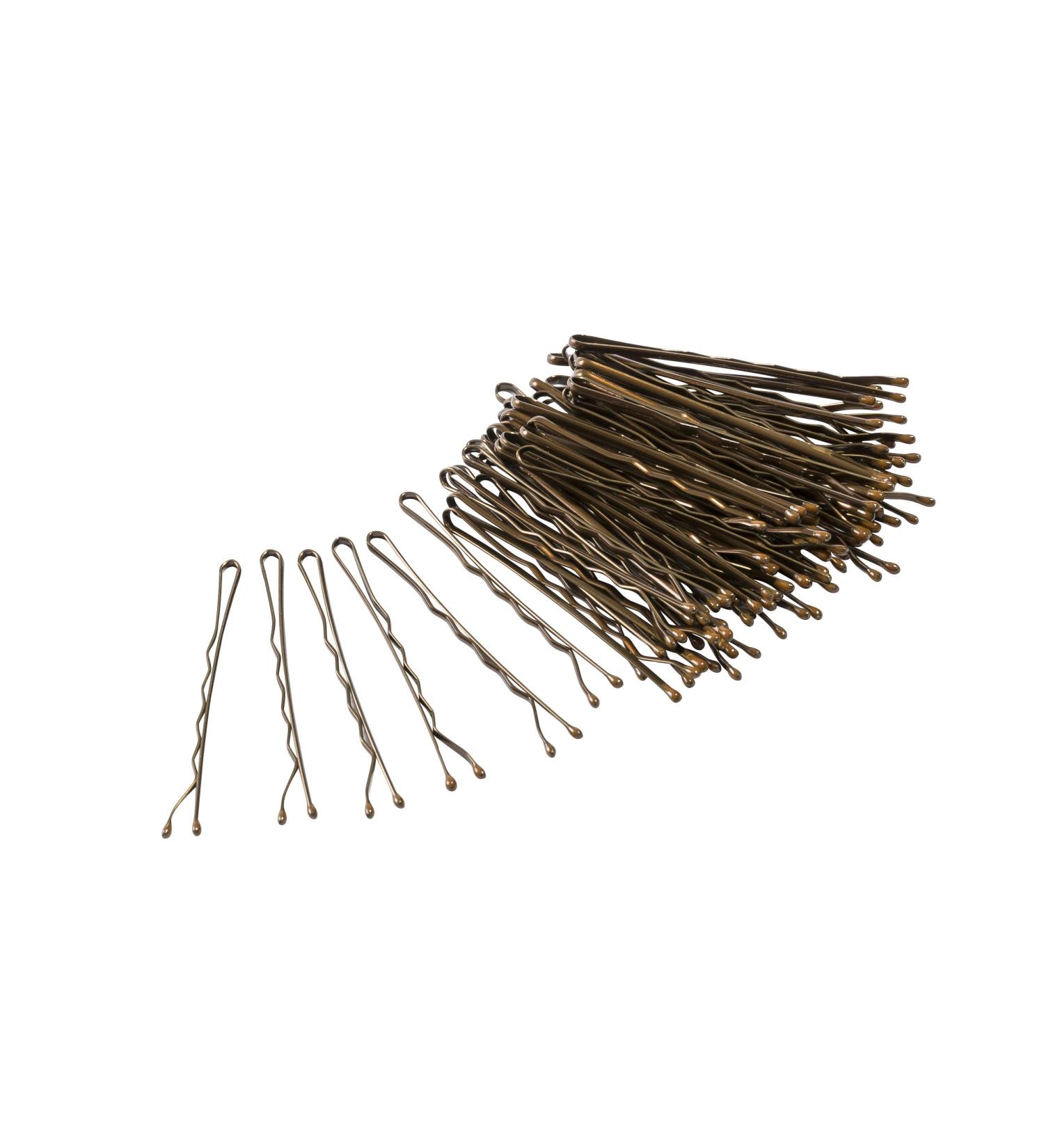 Glamour Style Bronze Hairpins - 60 Pieces for Effortless Hair Styling | International Shipping Available - Buy Online on GoSupps.com