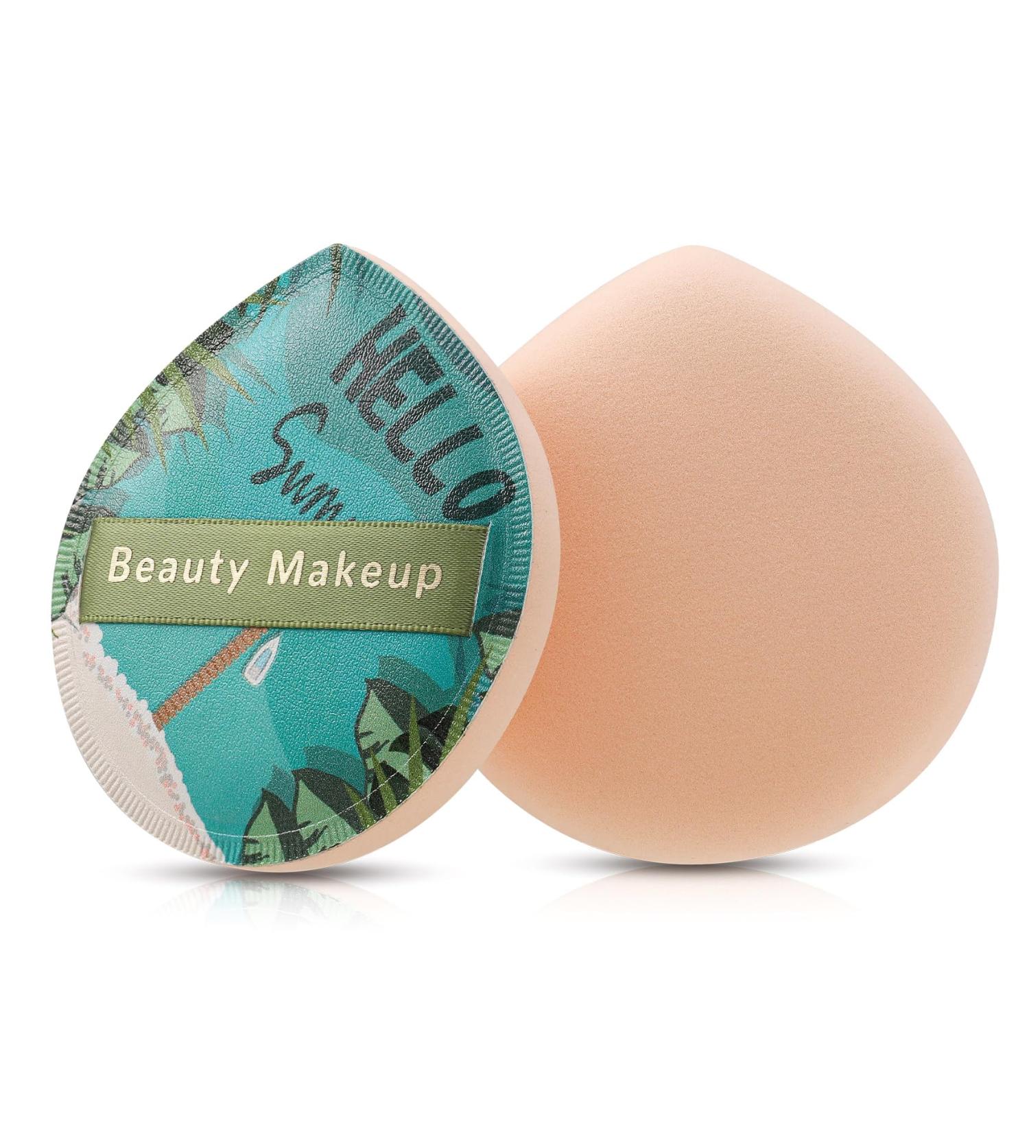 FVION 2 Pcs Large Powder Puff Makeup Puff Big Makeup Sponge For Wet & Dry Use Soft Thick Beauty Blender for Powder Foundation Contouring Blue - Buy Online on GoSupps.com