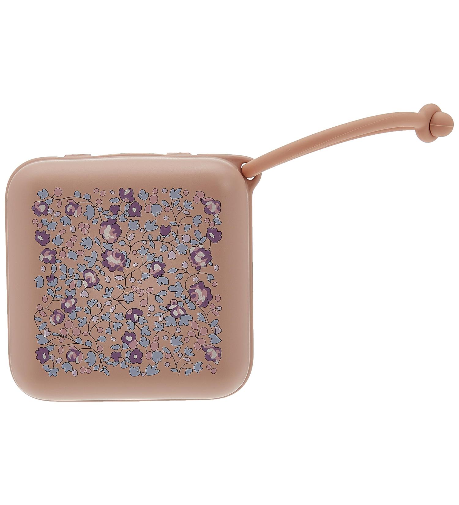 BIBS X Liberty Eloise Blush Pacifier Box | 100% BPA Free | Sterilizer for Pacifiers | Made in Denmark - International Shipping - Buy Online on GoSupps.com