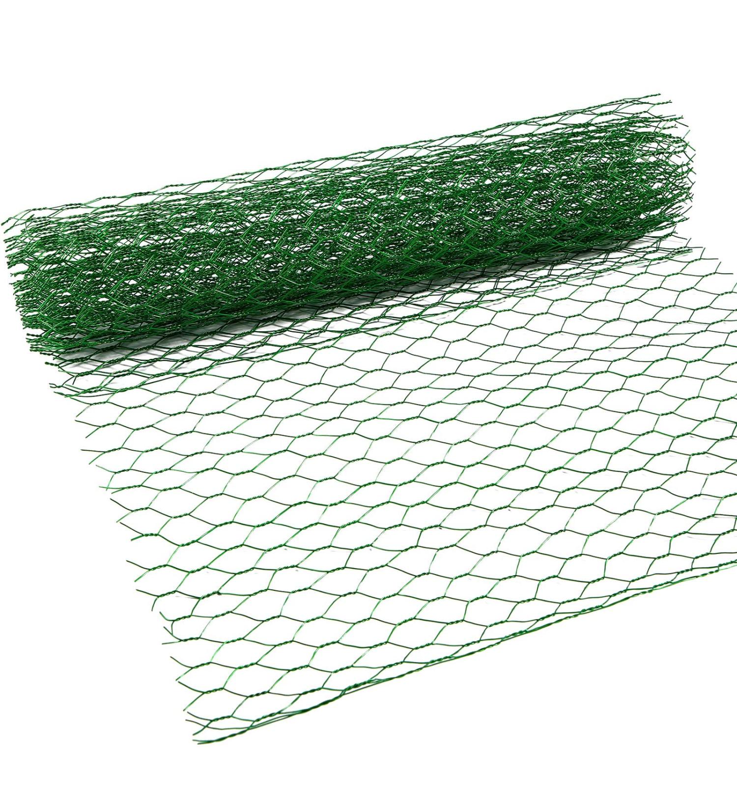 SATINIOR 2 Sheets Galvanized Chicken Wire Net 13.7 x 40 Inches for Crafts - Green Hexagonal Wire Mesh - Buy Online on GoSupps.com