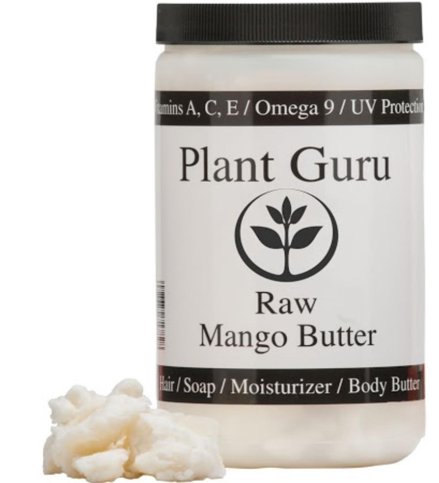 Raw Mango Butter 16 oz - 100% Pure Natural Unrefined for Skin & Hair | DIY Soap Making & Body Care - Buy Online on GoSupps.com